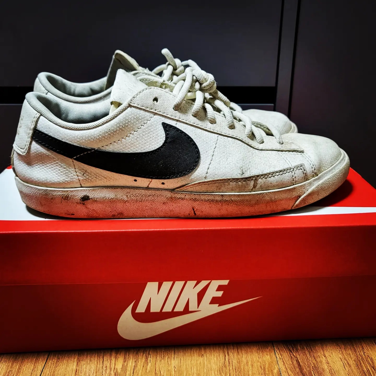 Nike Blazer Low '77 Vintage Black 착용 스타일
