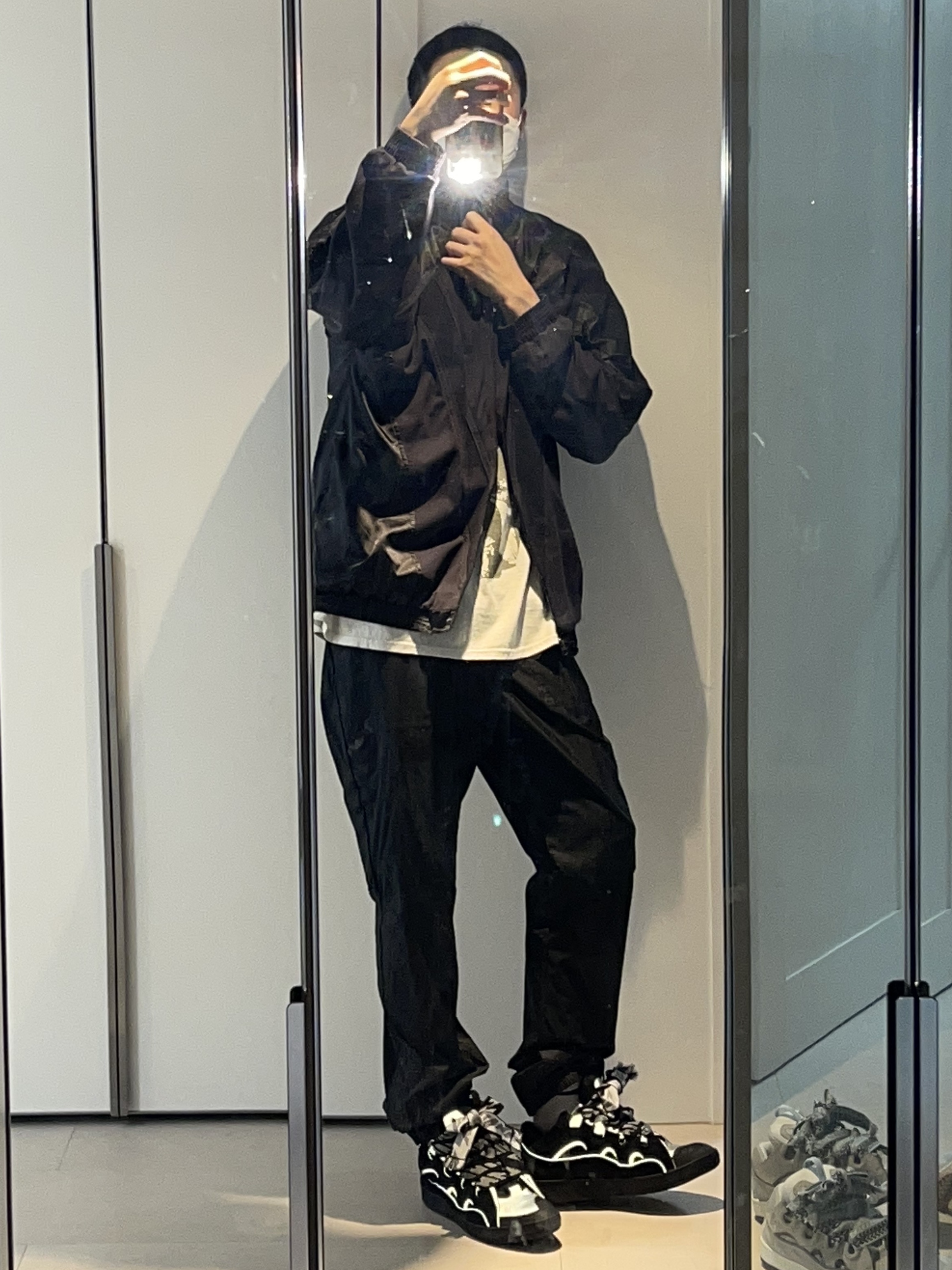 Jordan x Travis Scott x Fragment T-Shirt Sail (DJ0619-133), Jordan x Travis Scott x Fragment T-Shirt Sail (DJ0620-133) 착용 스타일 - 1