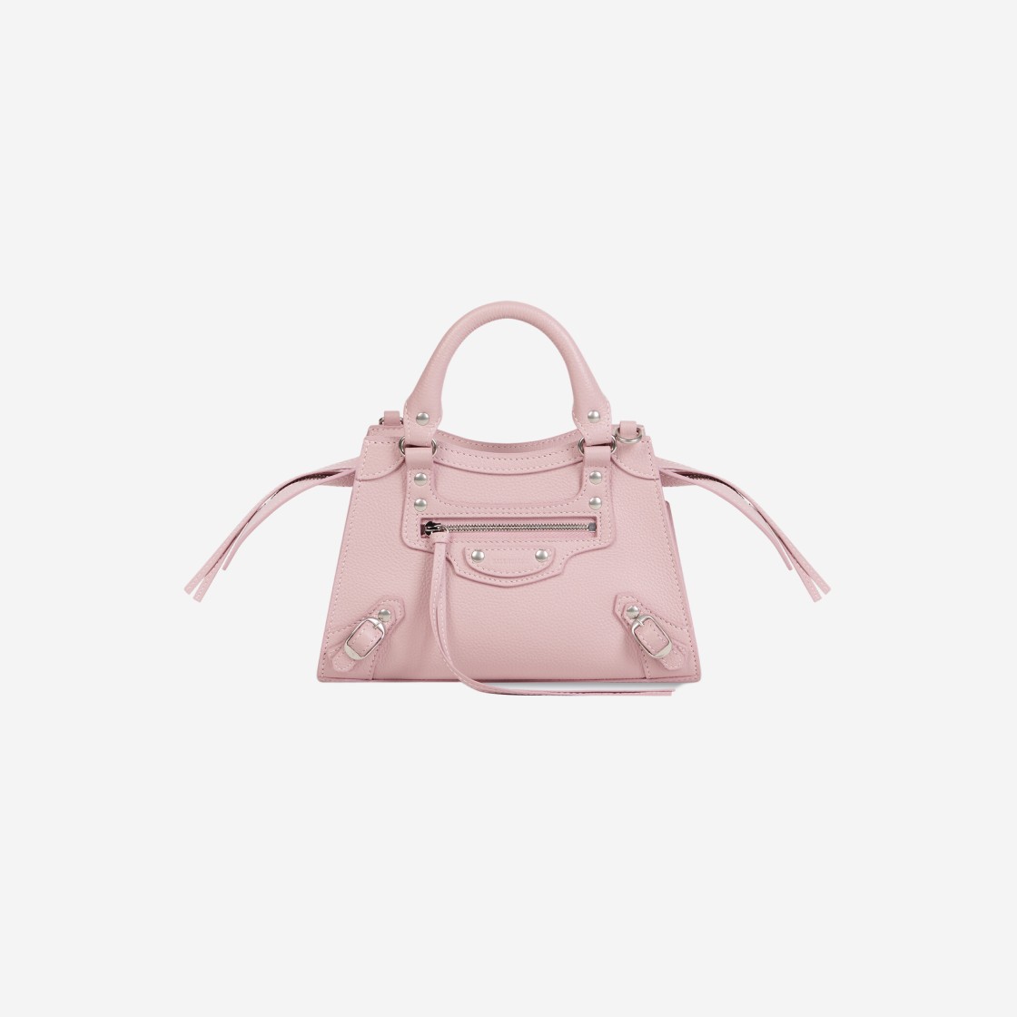 Balenciaga Grained Calfskin Neo Classic Mini Handbag Light Pink 상세 이미지 1