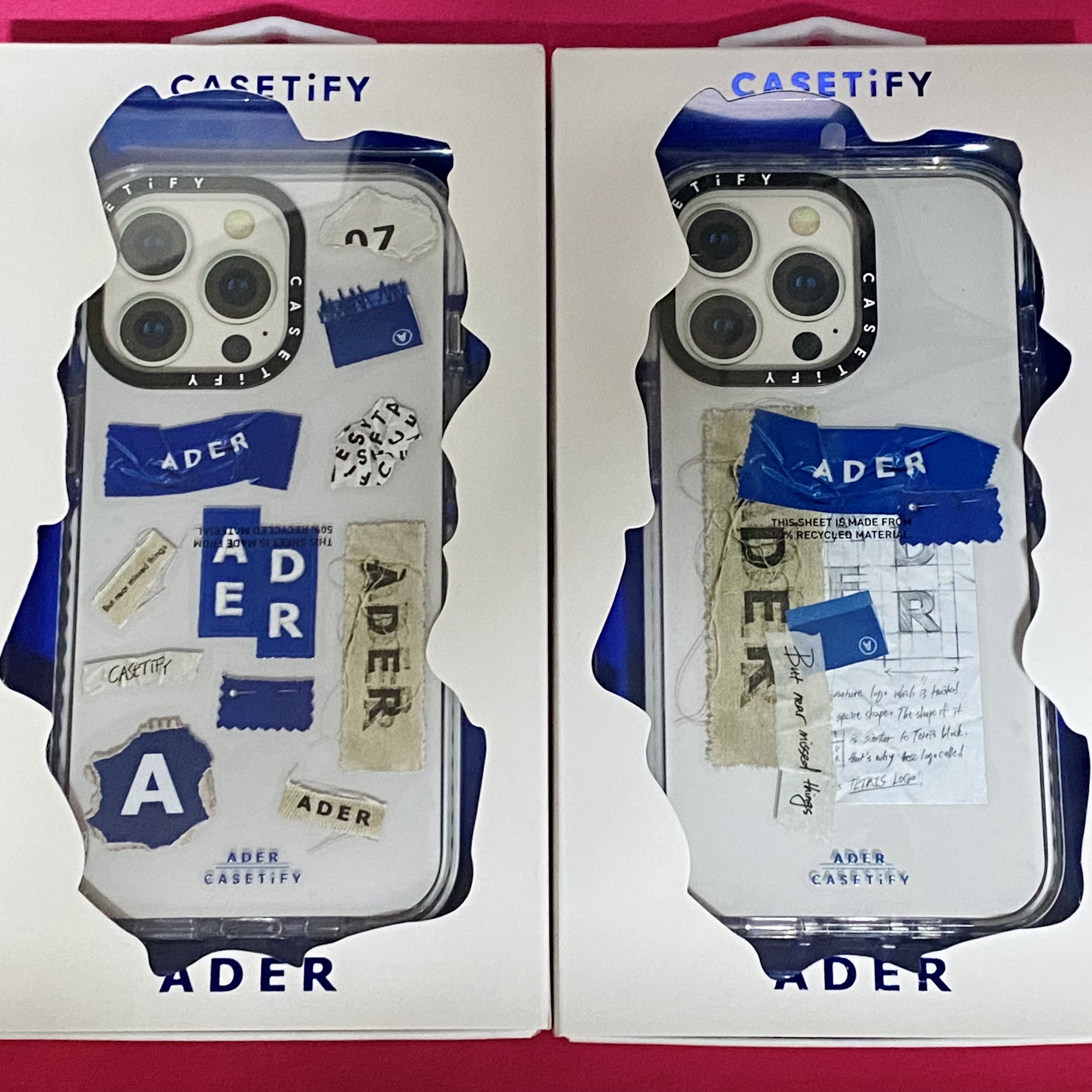 Casetify x Ader Error Sketch Impact iPhone Case, Casetify x Ader Error Ader Sticker iPhone Case 착용 스타일 - 2