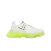 Balenciaga Triple S Sneakers Clear Sole White Yellow Fluo