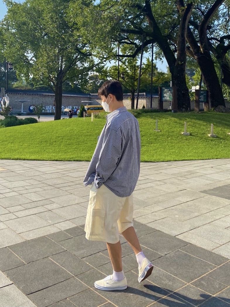 Vans Authentic White 착용 스타일