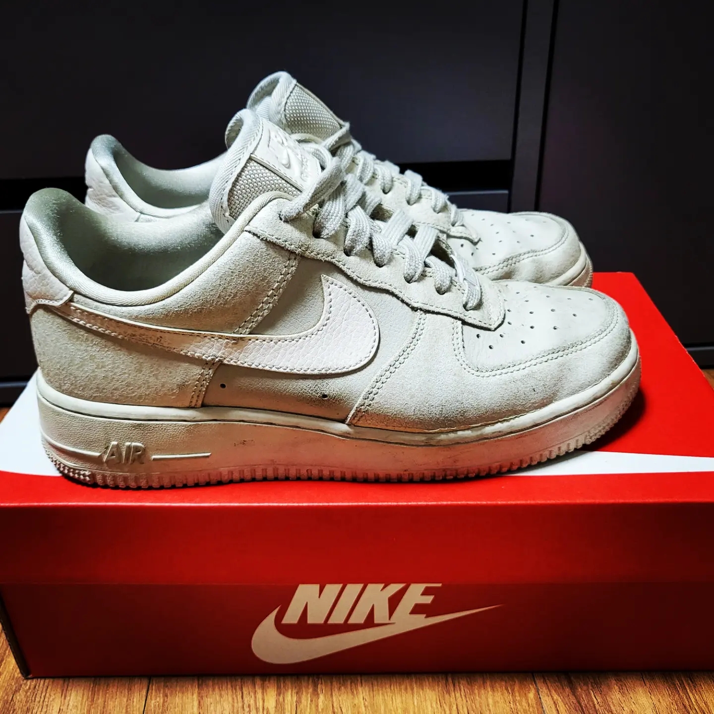 Nike Air Force 1 Low '07 Wolf Grey White 착용 스타일