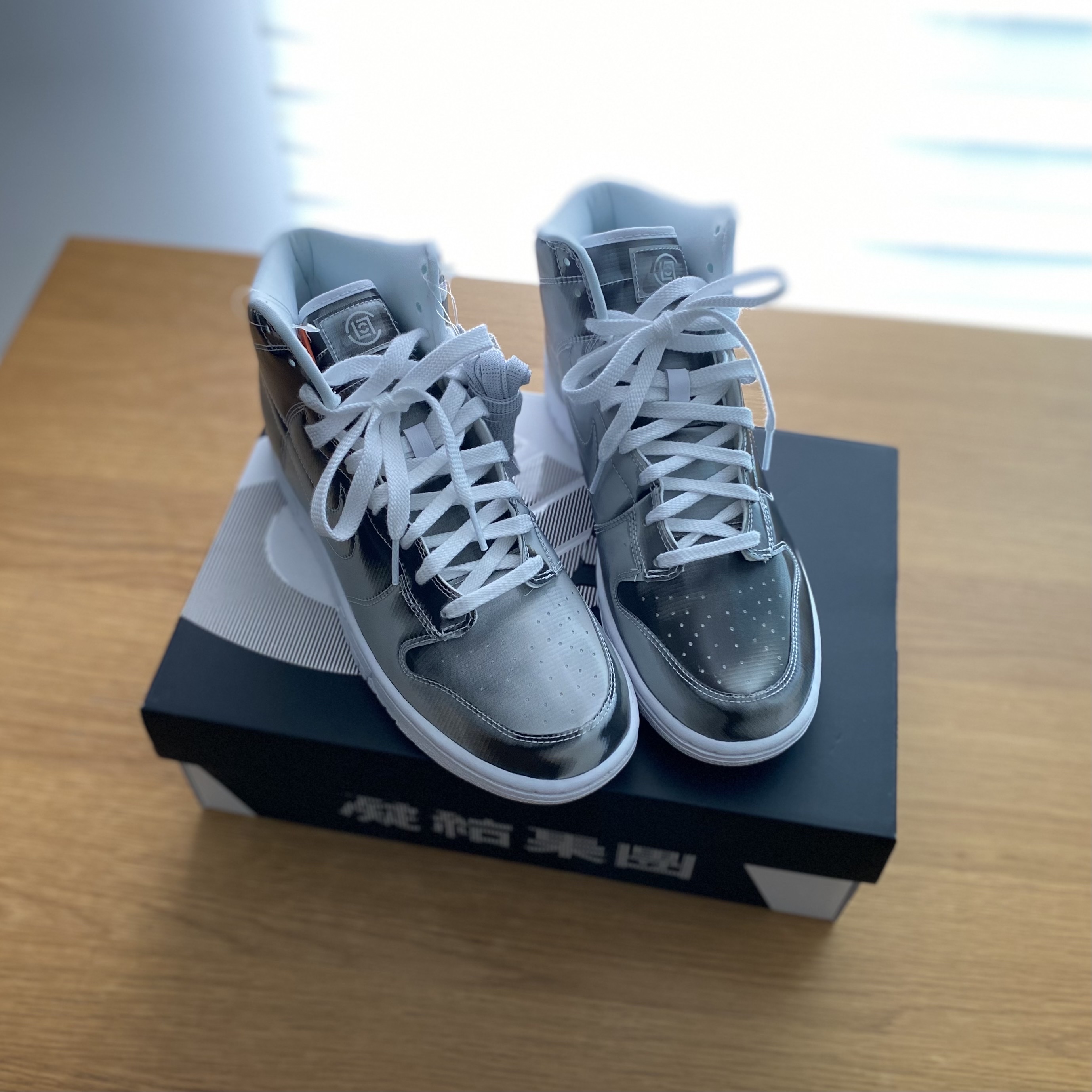 Nike x Clot Dunk High Flux 착용 스타일 - 2