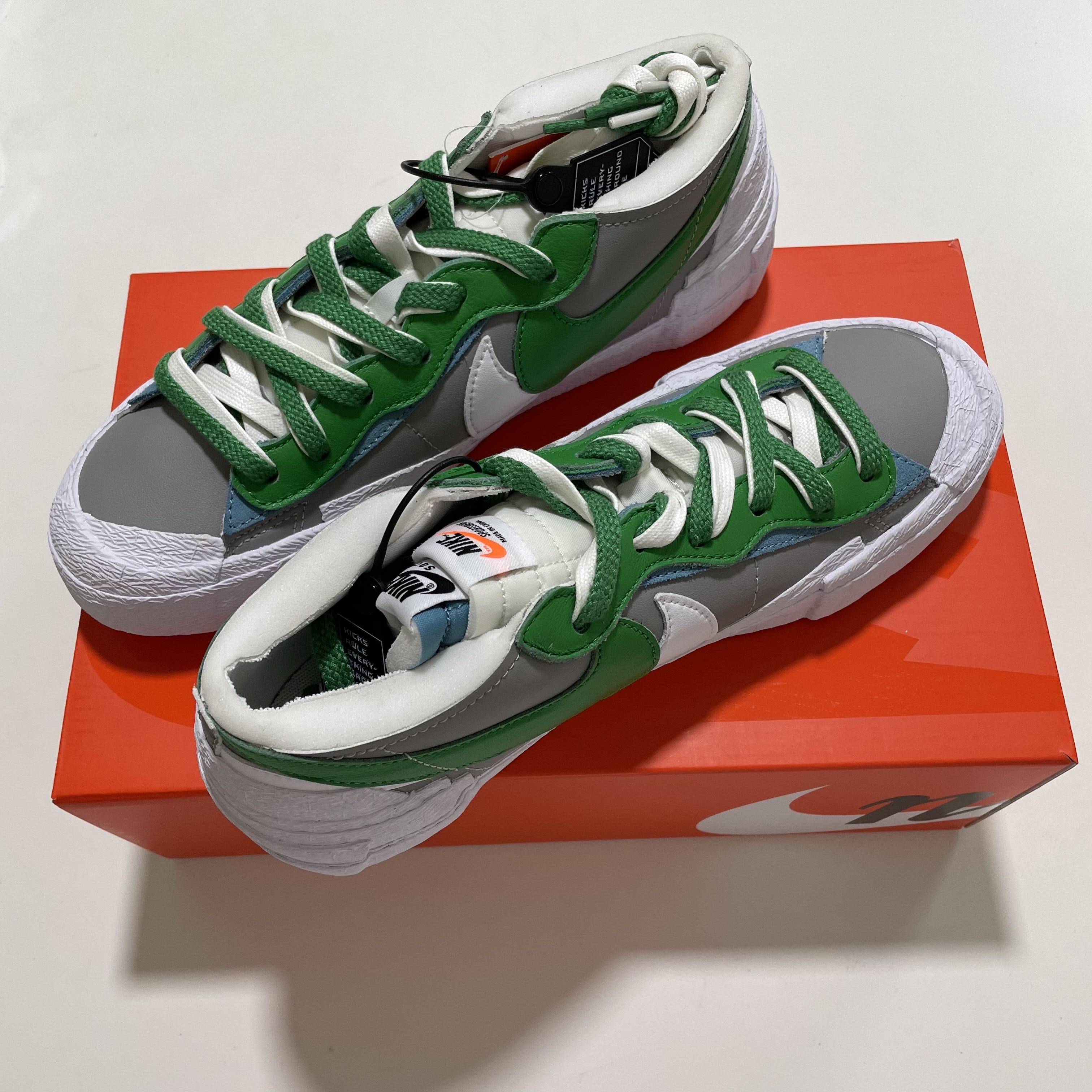 Nike x Sacai Blazer Low Classic Green 착용 스타일