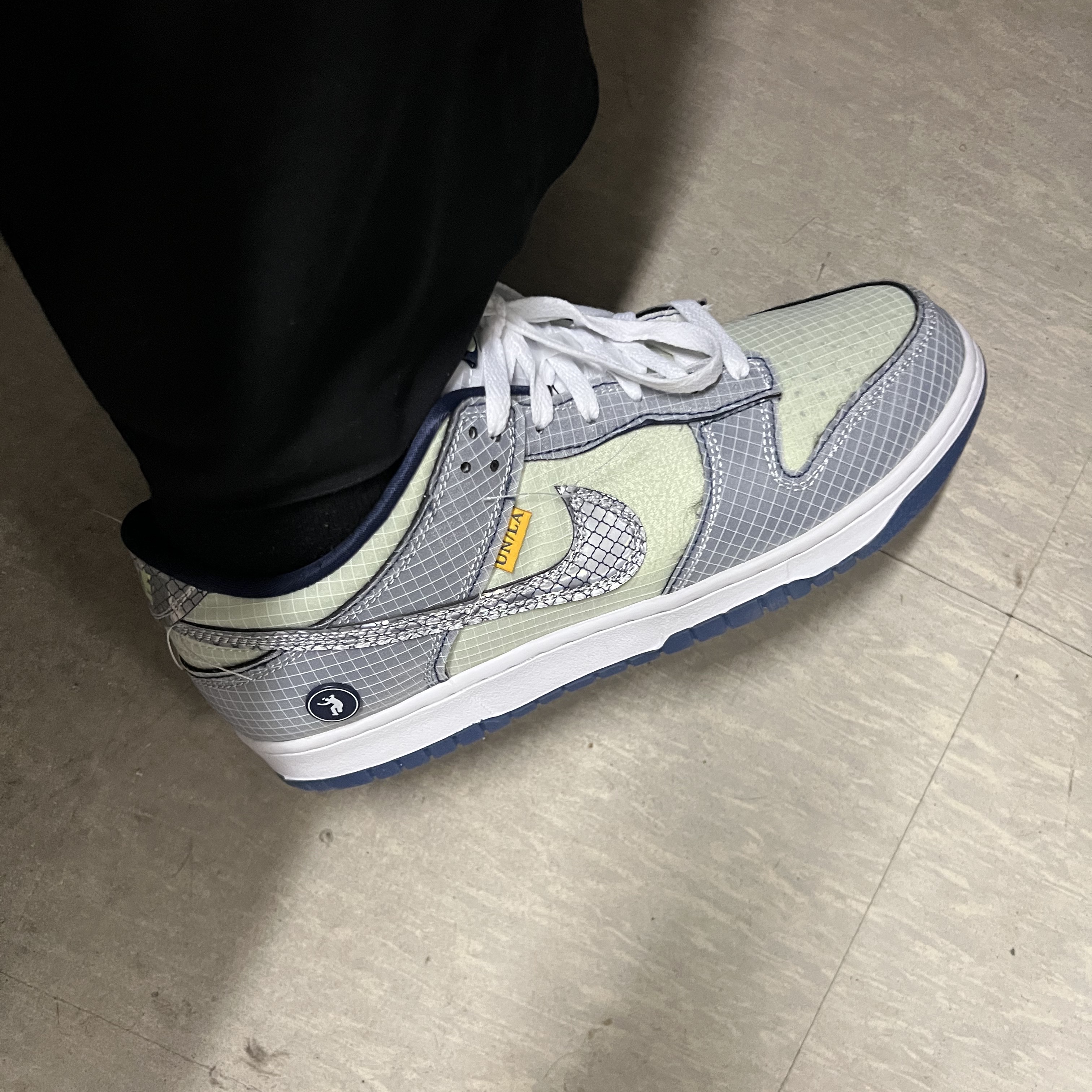 Nike x Union Dunk Low Passport Pack Pistachio 착용 스타일 - 1