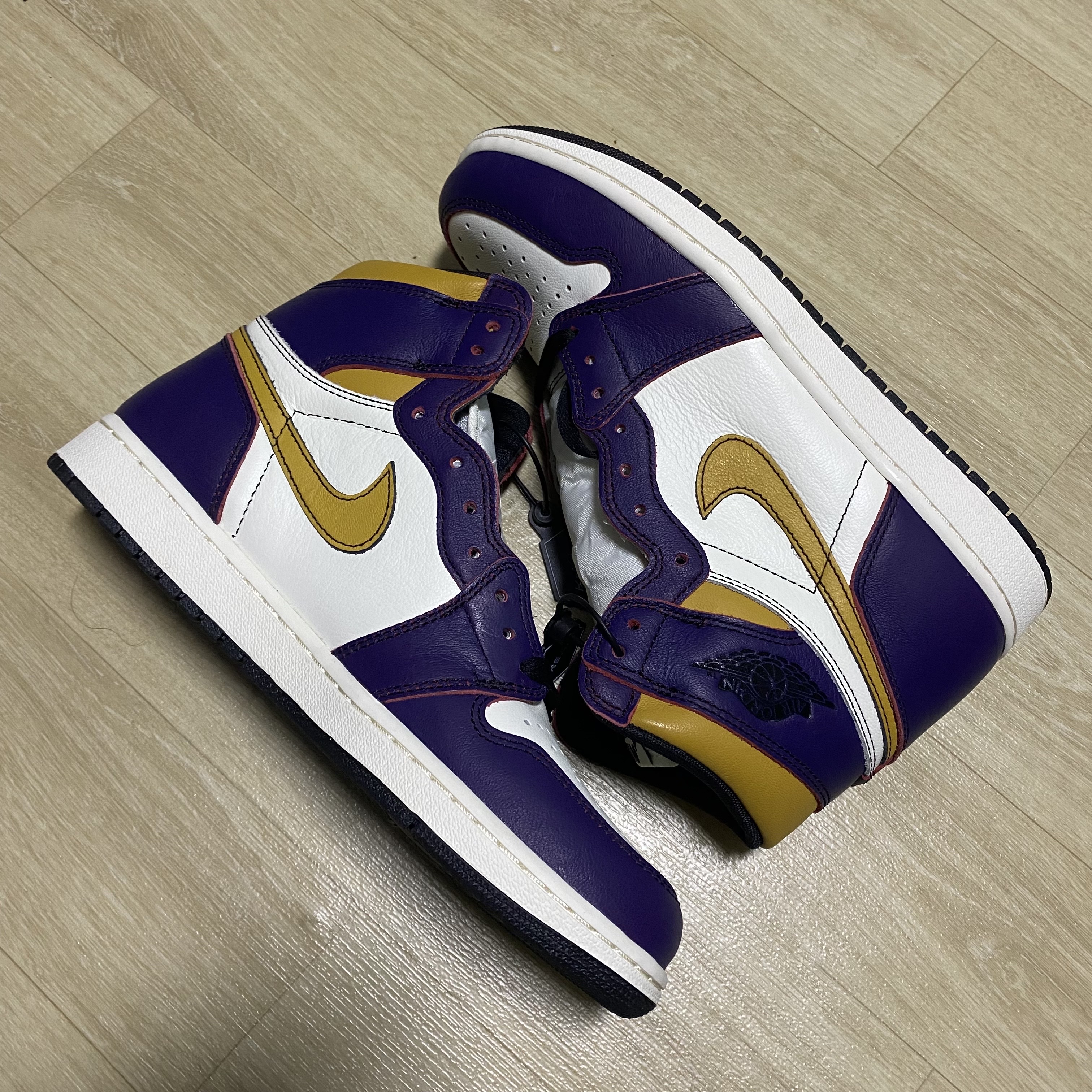 Jordan 1 Retro High OG Defiant SB LA to Chicago 착용 스타일 - 1
