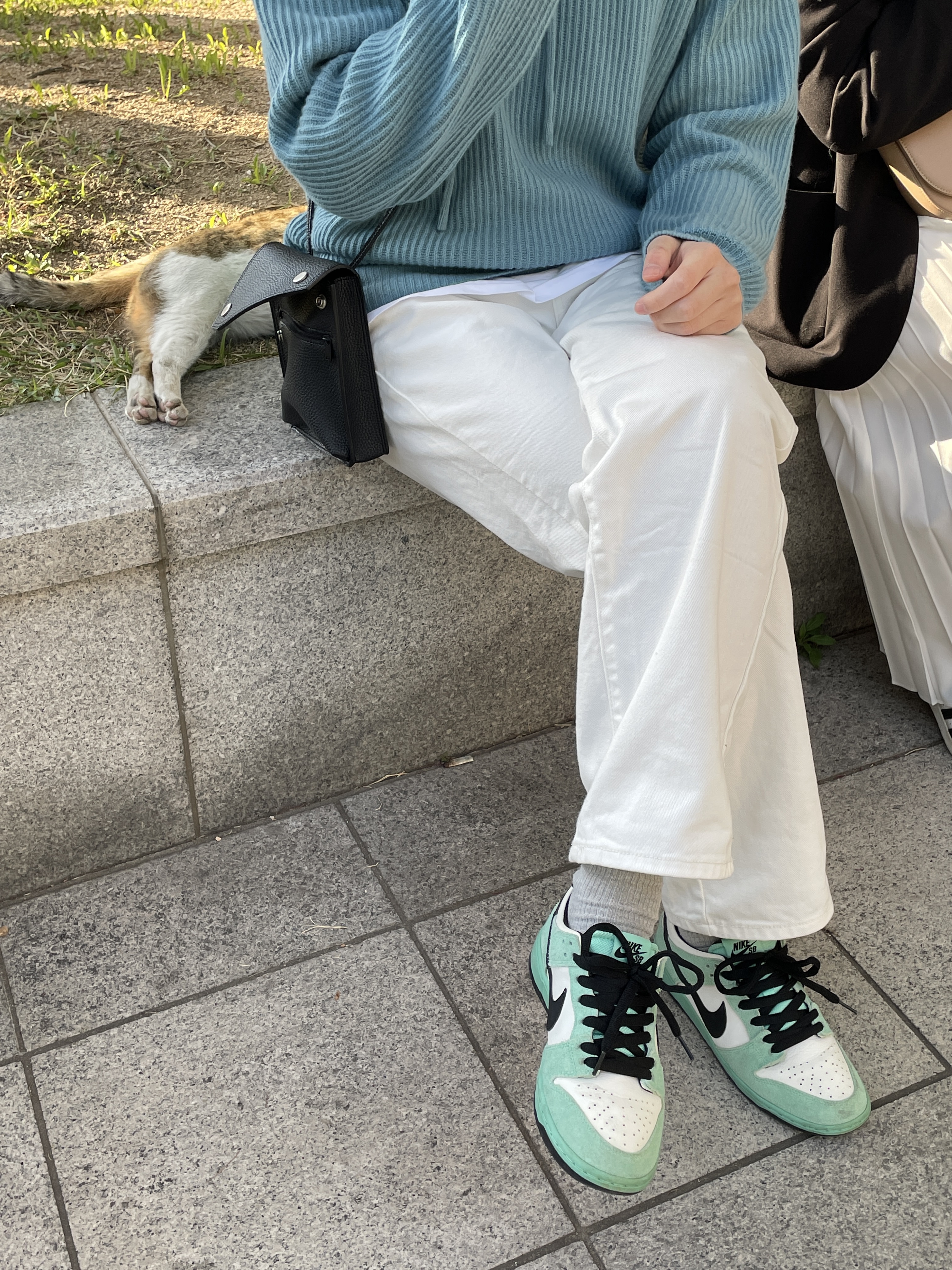 Nike Dunk SB Low Sea Crystal 착용 스타일