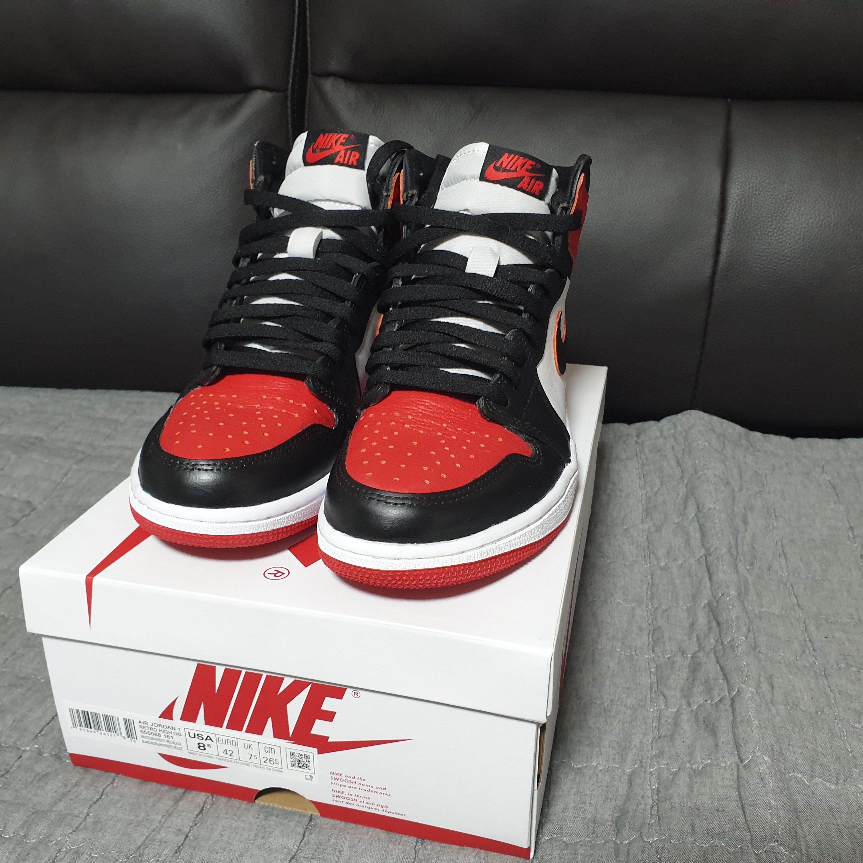 Jordan 1 Retro High OG Heritage 착용 스타일 - 3
