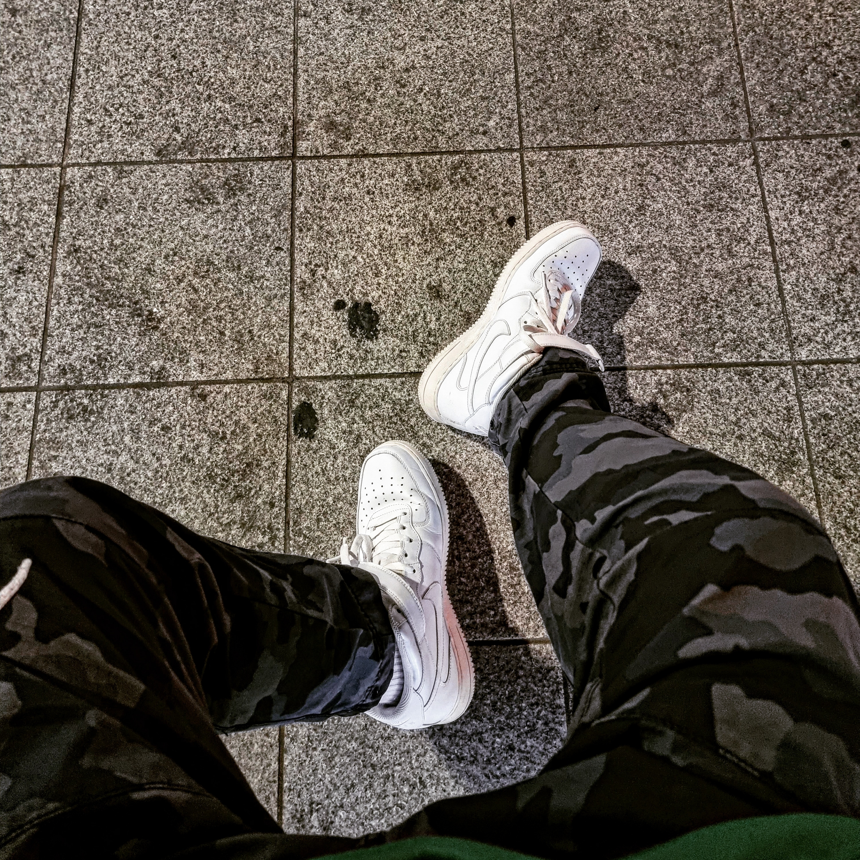 Nike Air Force 1 Mid '07 White 착용 스타일