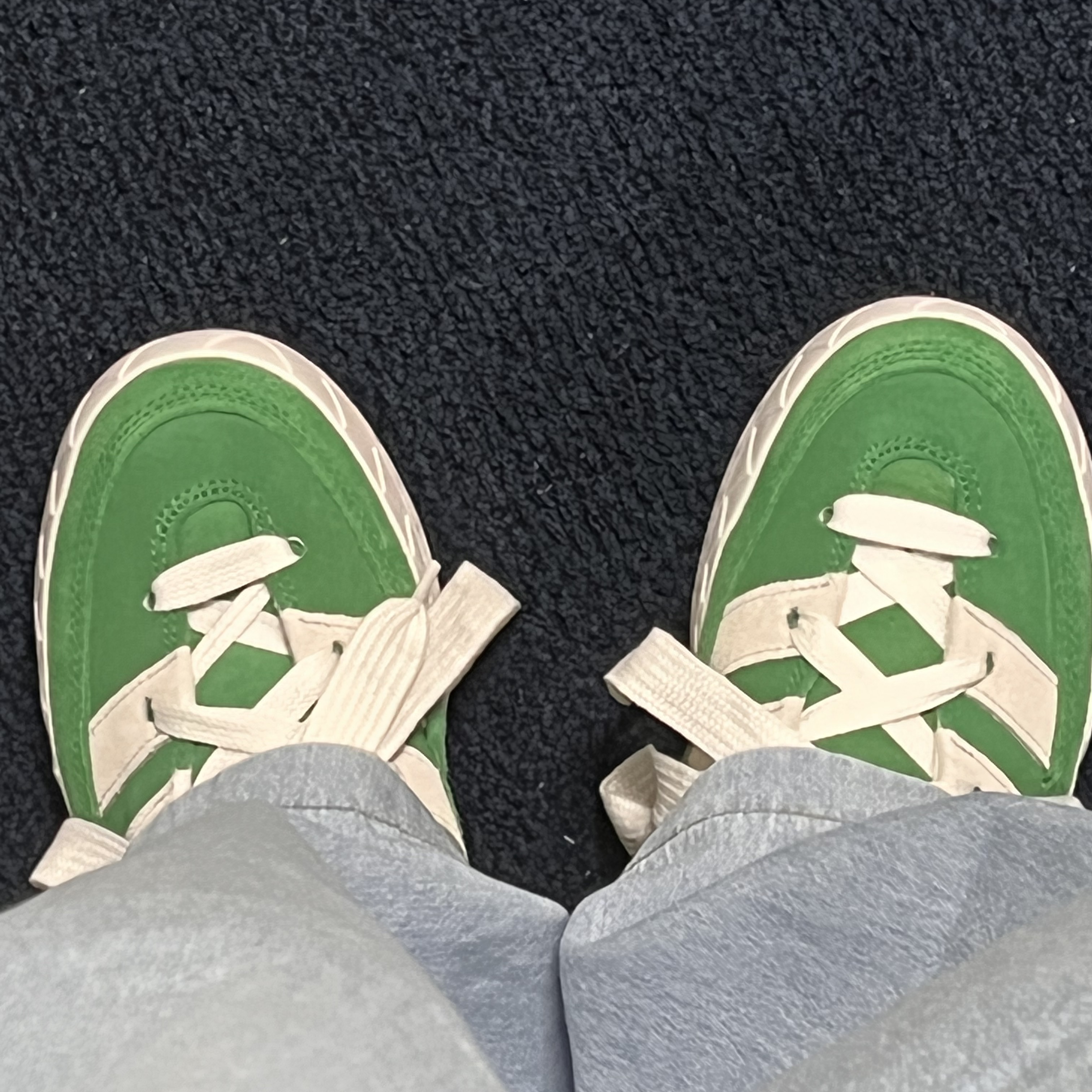 Adidas Adimatic Green 착용 스타일 - 1