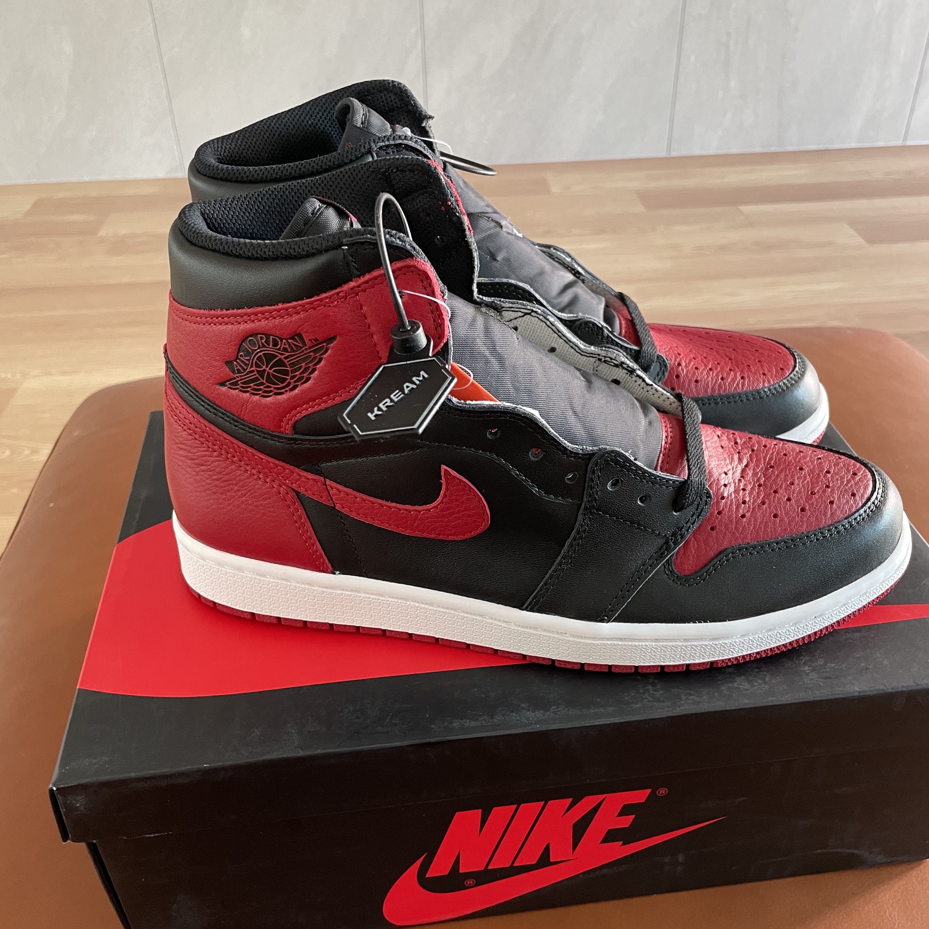 Jordan 1 Retro High OG Bred Banned 2016 착용 스타일 - 1