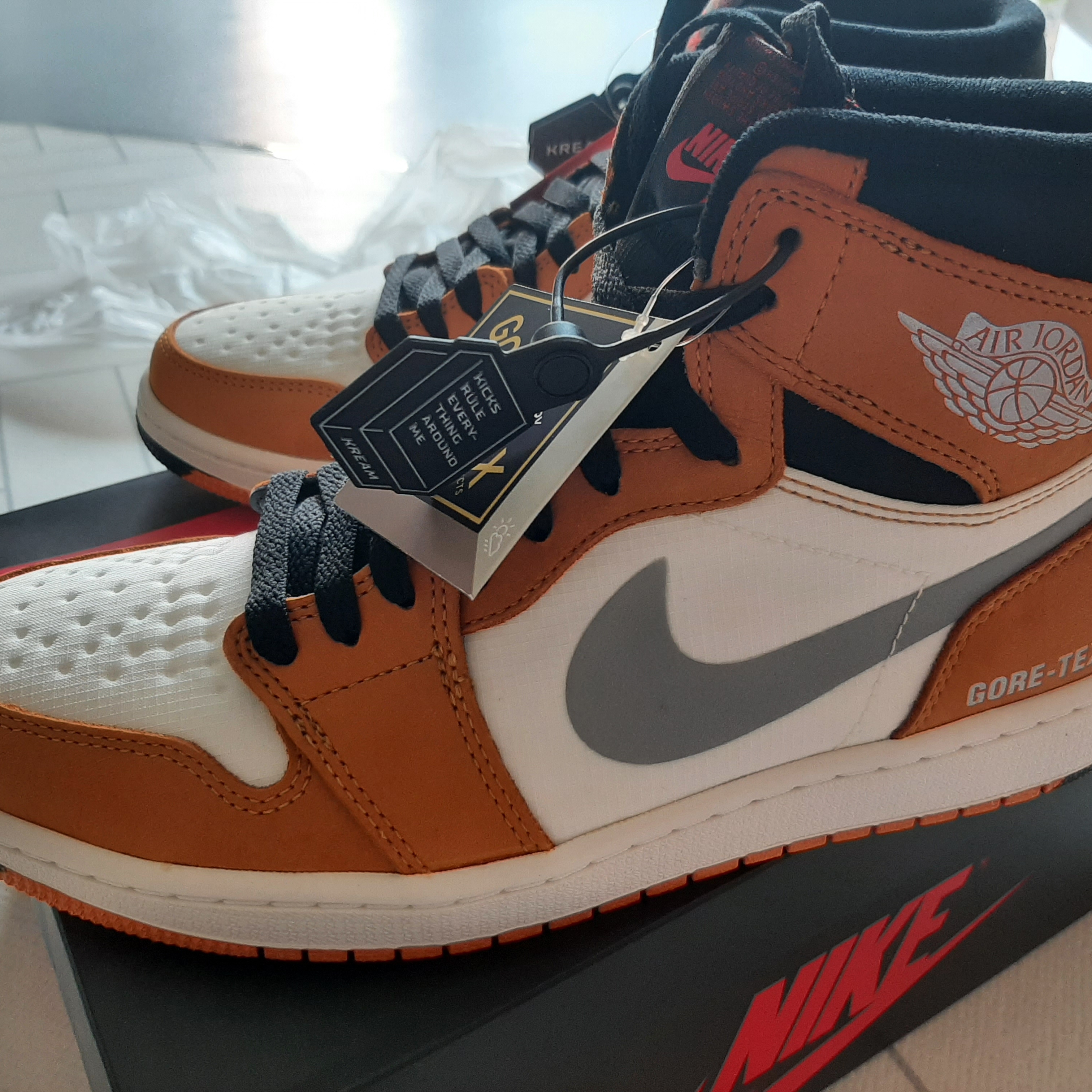 Jordan 1 Element Gore-Tex Light Curry 착용 스타일 - 2