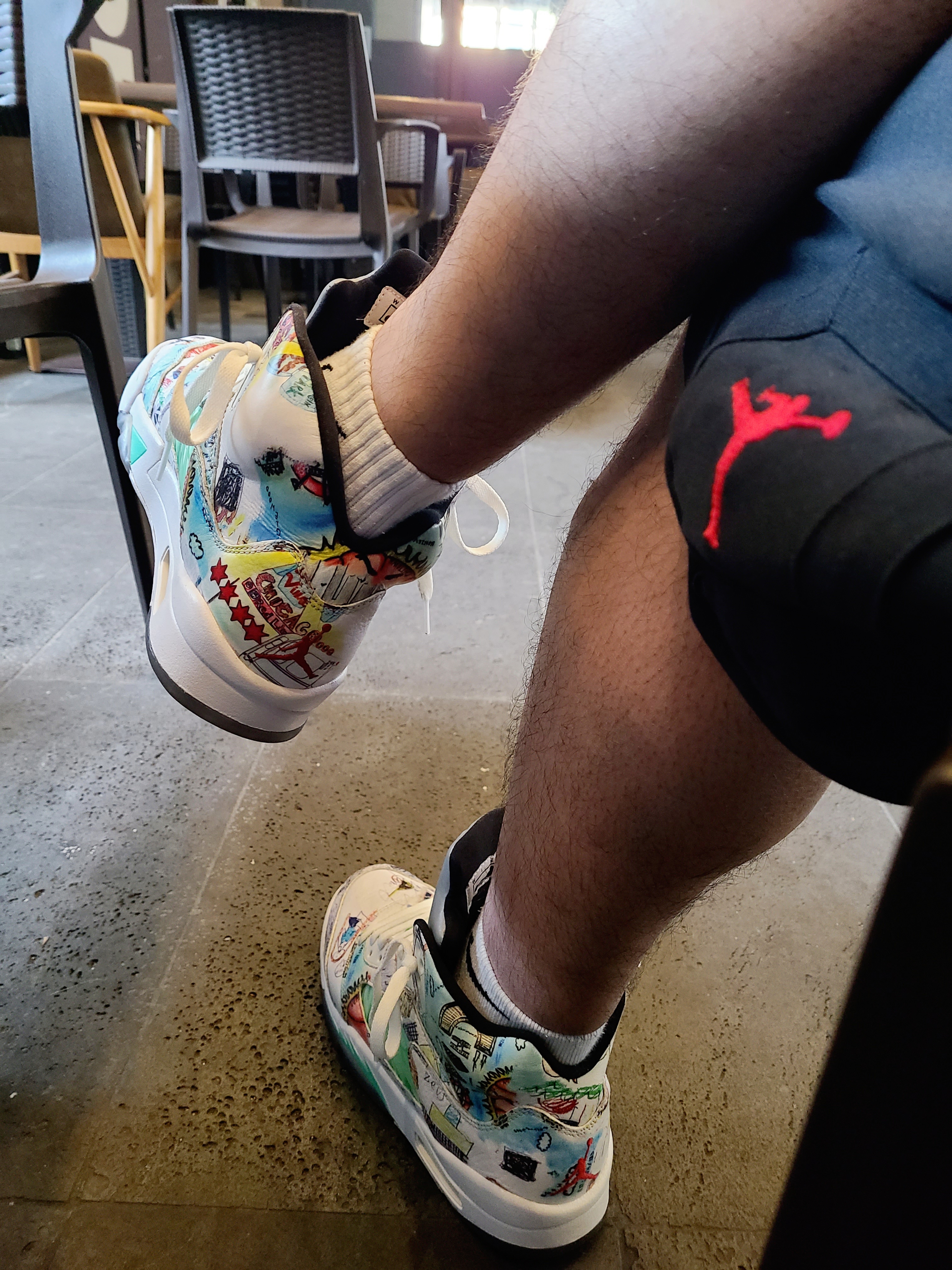Jordan 5 Retro Wings 착용 스타일 - 1