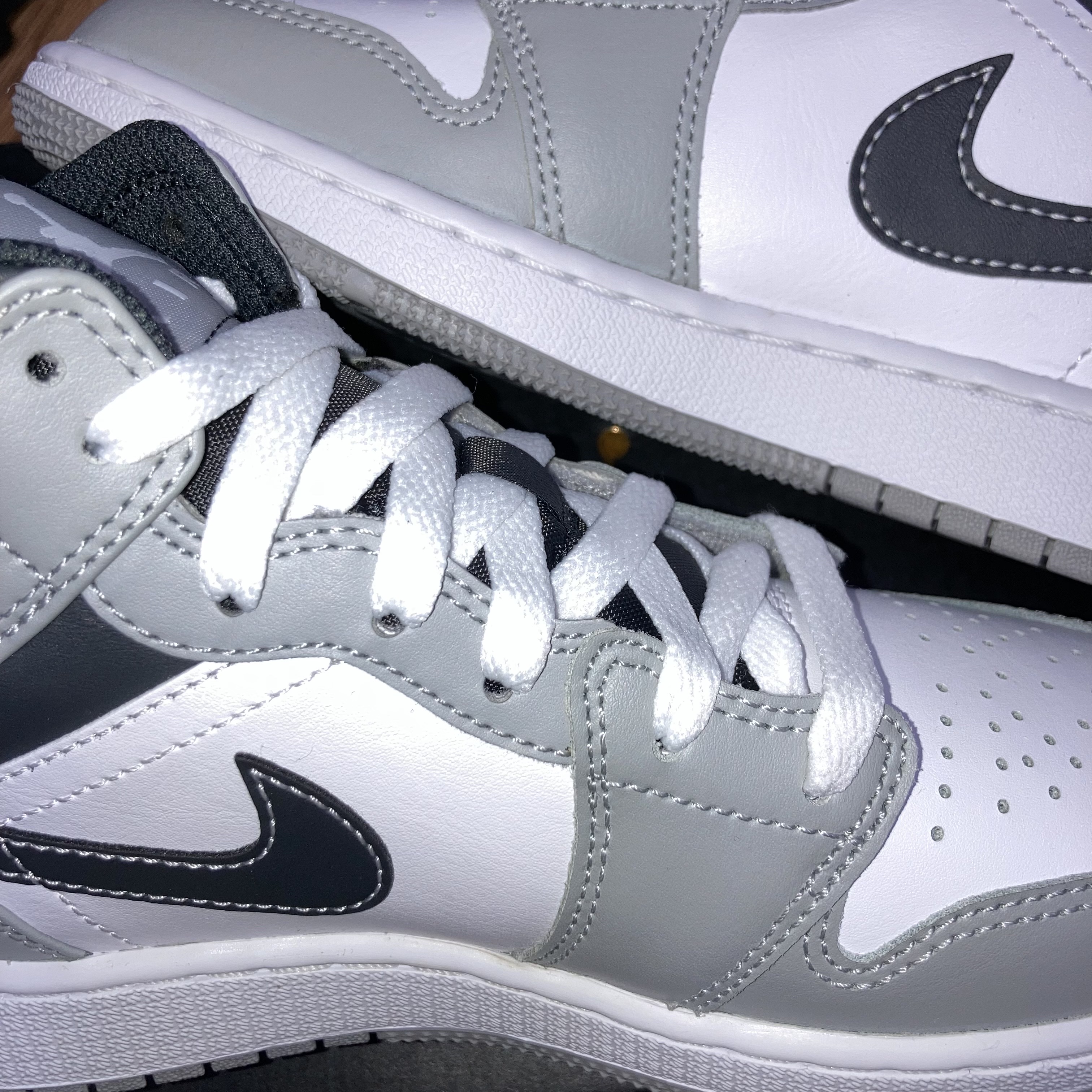 (GS) Jordan 1 Mid Light Smoke Grey Anthracite 착용 스타일