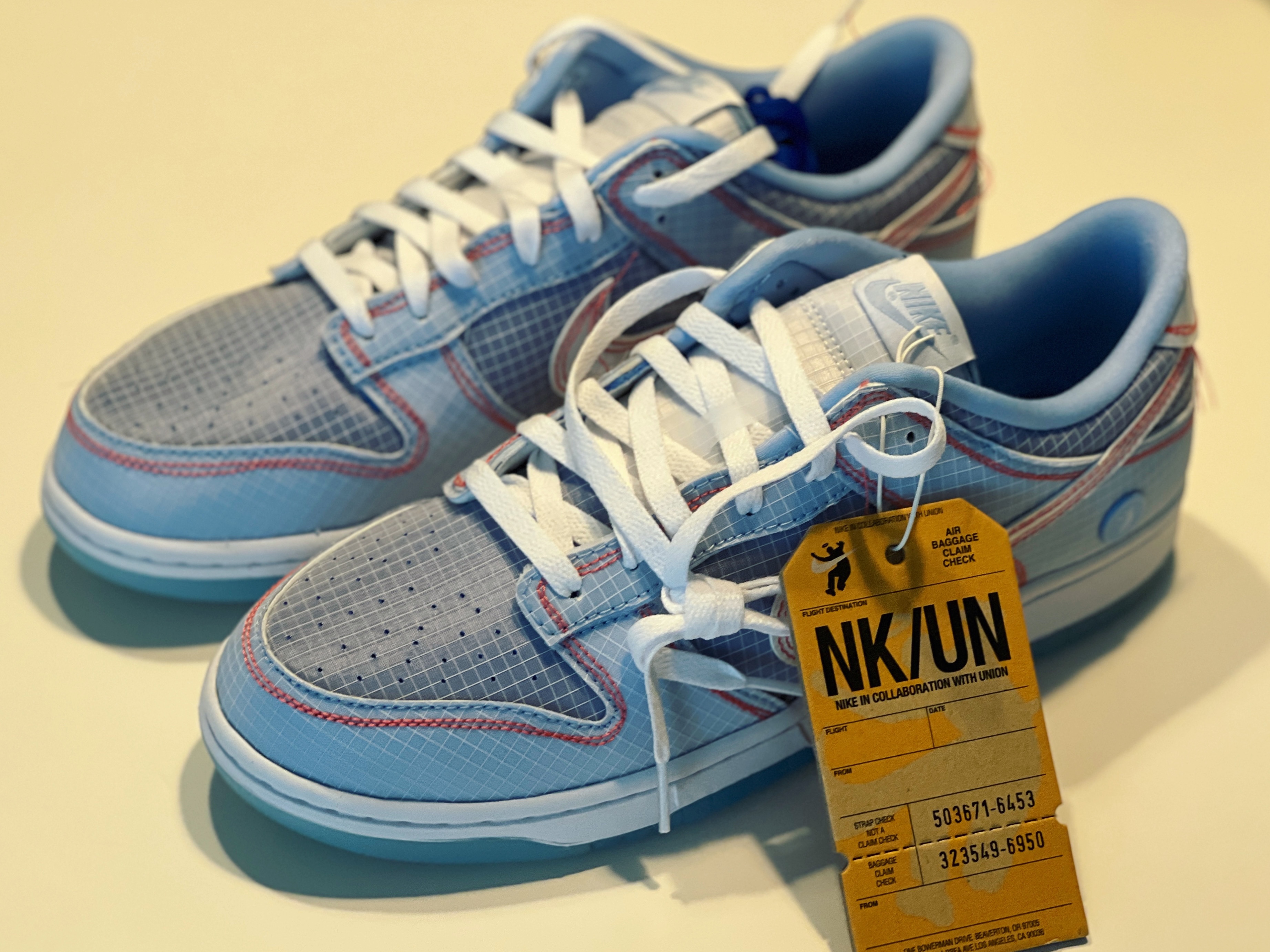 Nike x Union Dunk Low Passport Pack Argon 착용 스타일