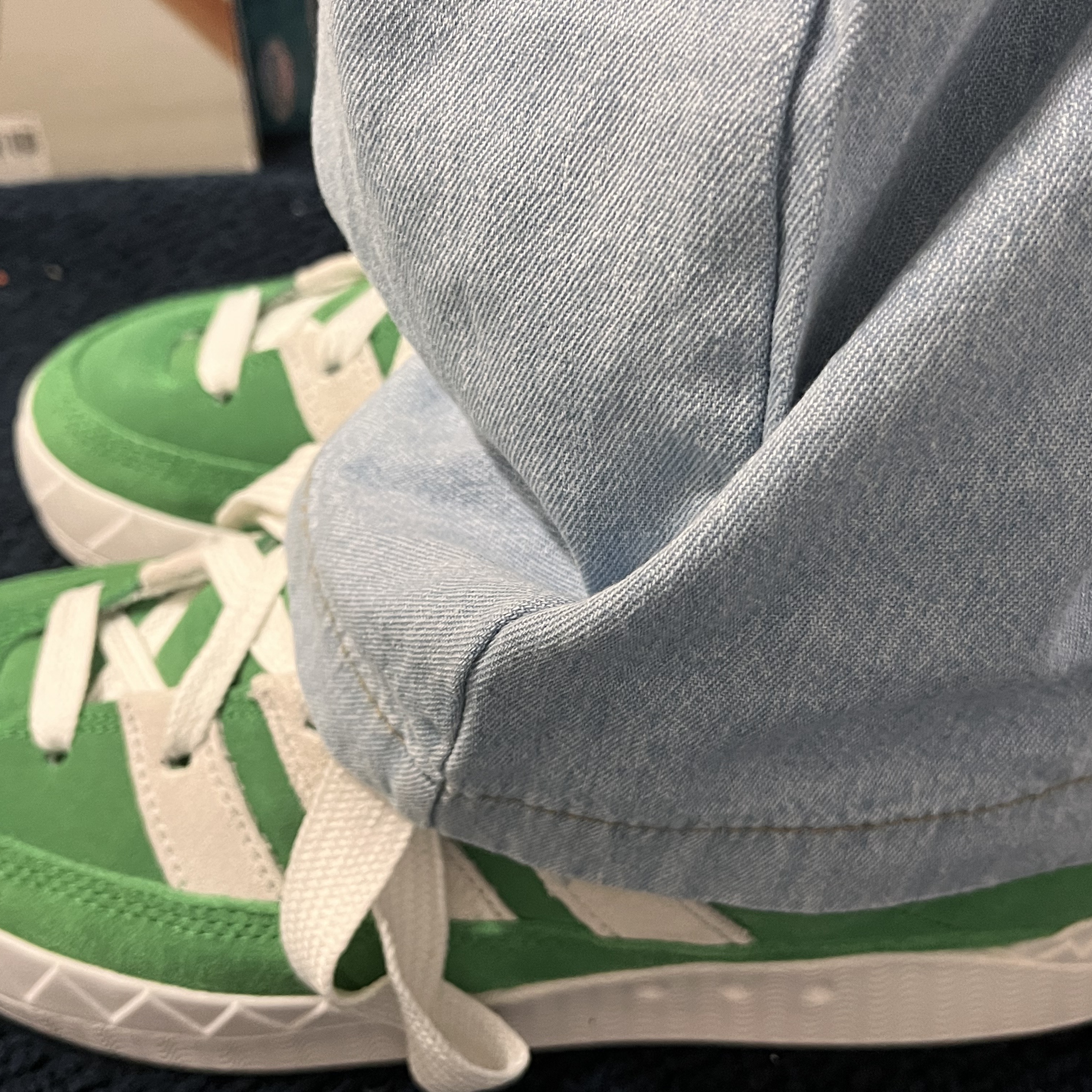 Adidas Adimatic Green 착용 스타일 - 2