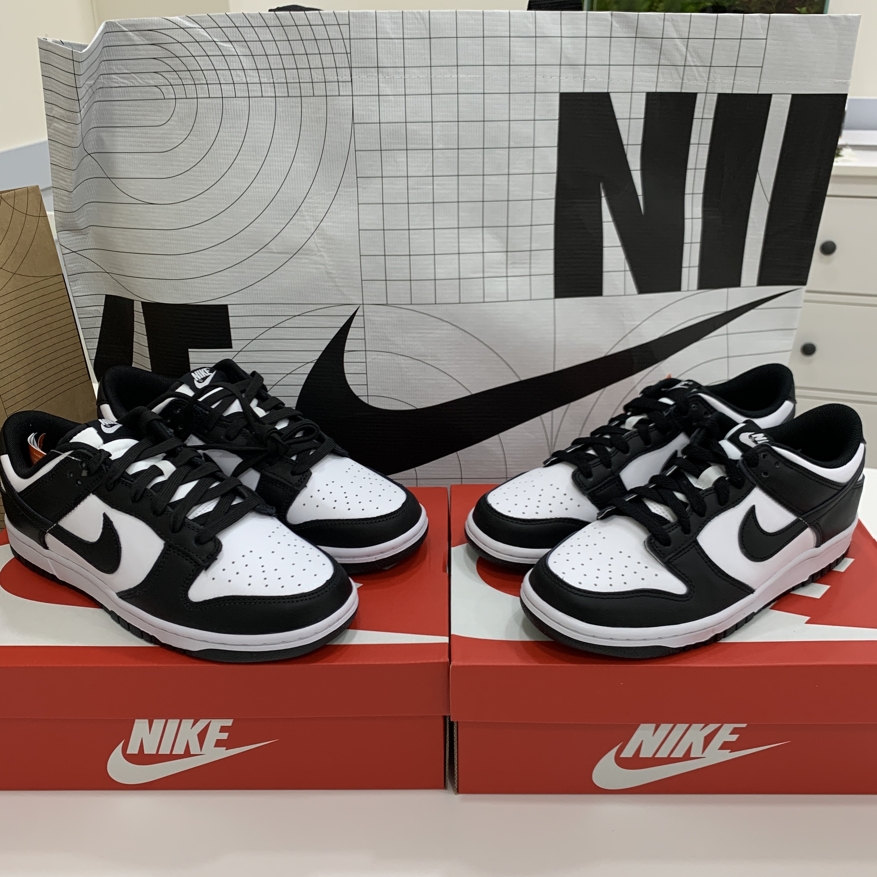 Nike Dunk Low Retro Black, (GS) Nike Dunk Low Black 착용 스타일