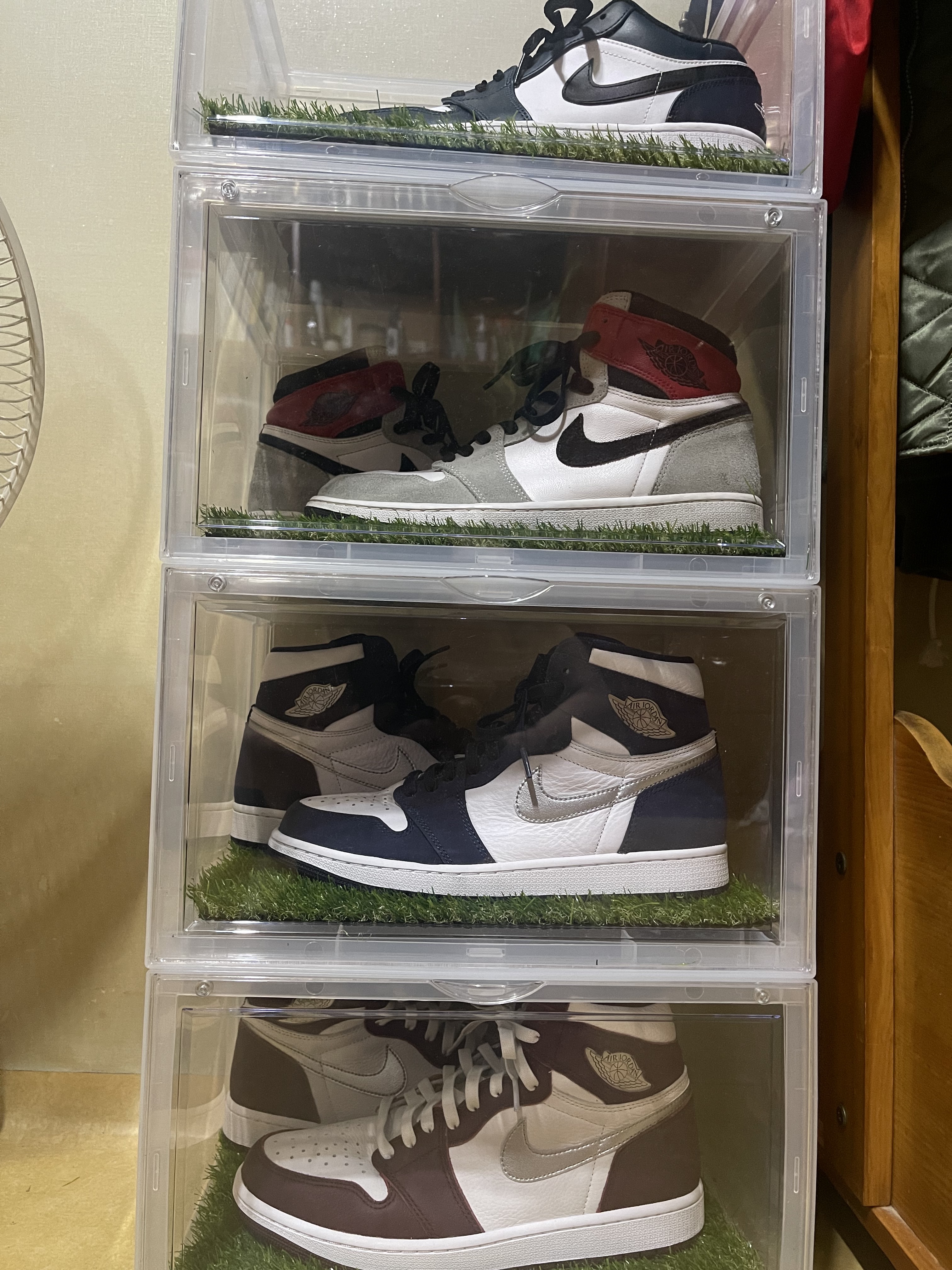 Jordan 1 Retro High OG Bordeaux, Jordan 1 Retro High OG CO.JP Midnight Navy 착용 스타일