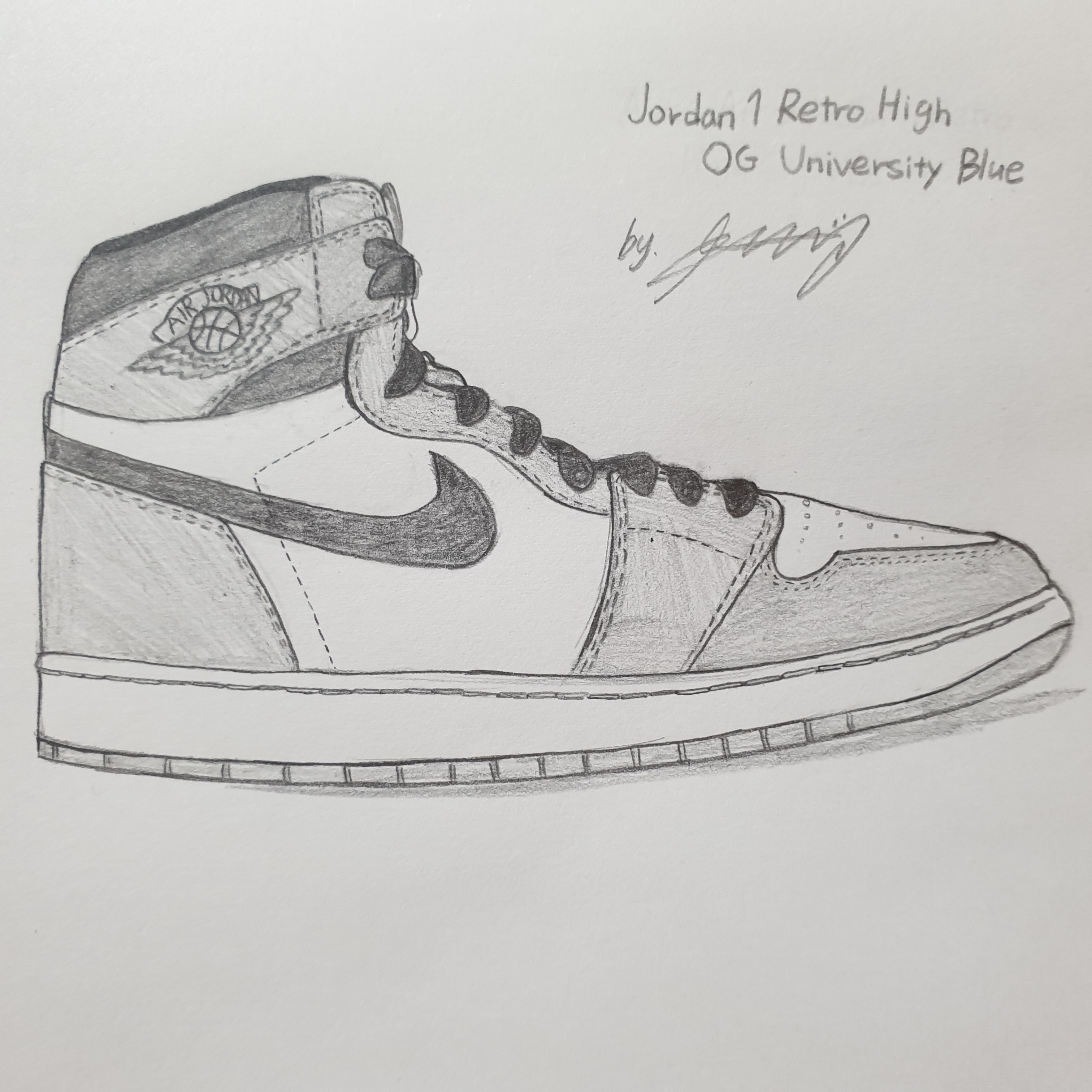 Jordan 1 Retro High OG University Blue 착용 스타일