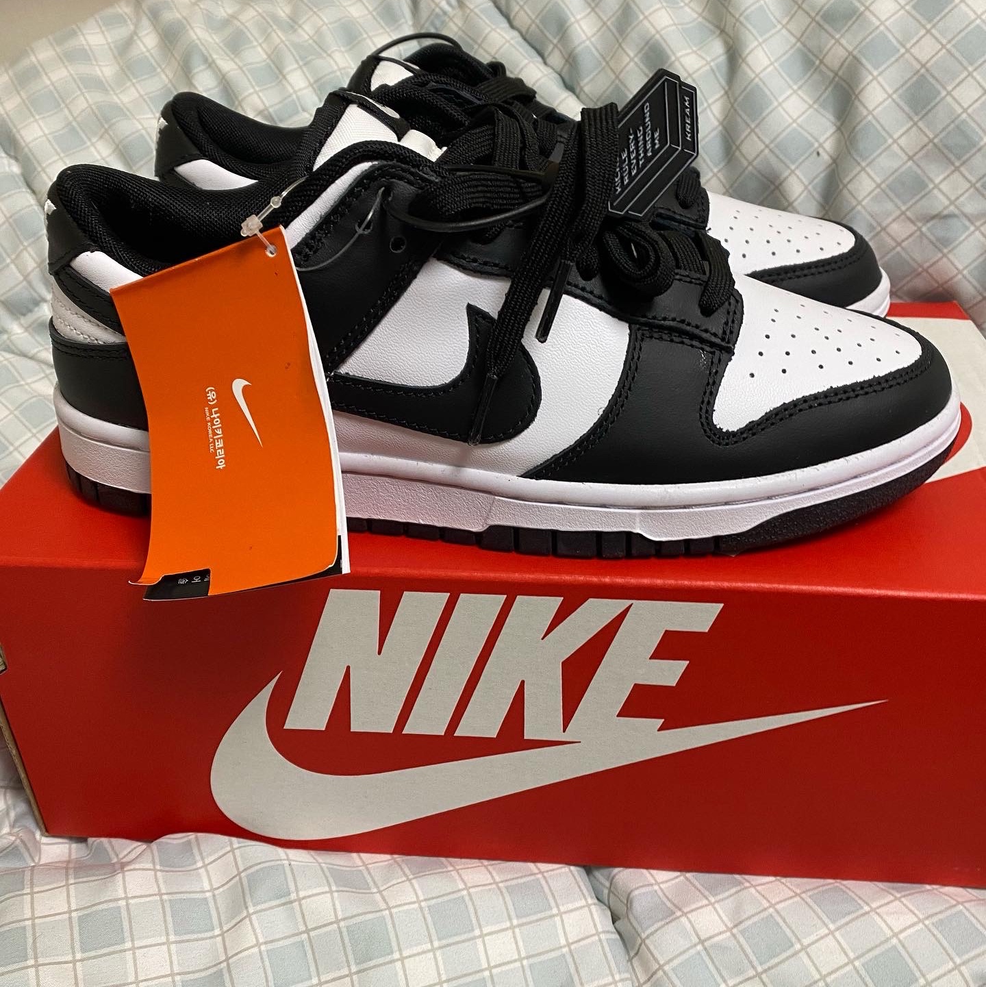 Nike Dunk Low Retro Black 착용 스타일 - 4