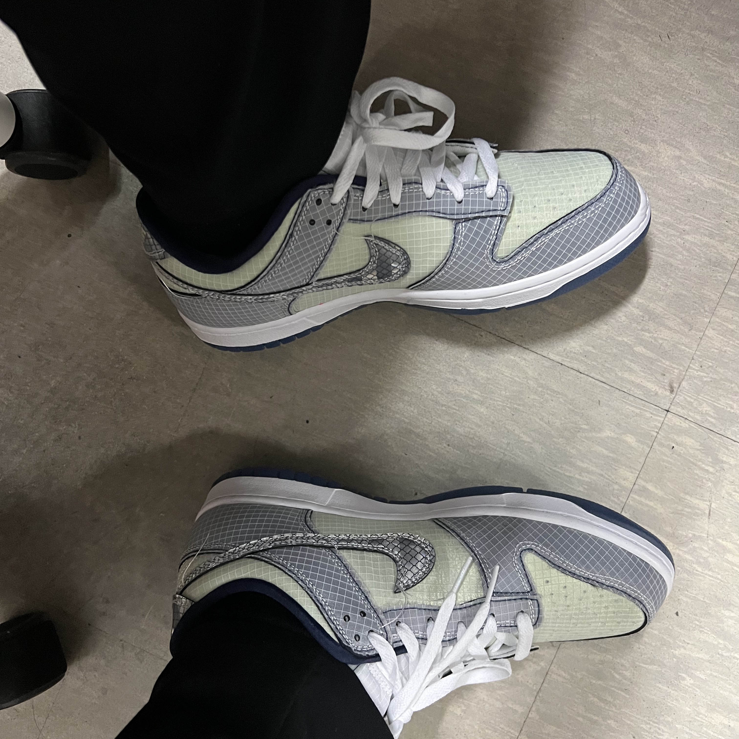 Nike x Union Dunk Low Passport Pack Pistachio 착용 스타일 - 2