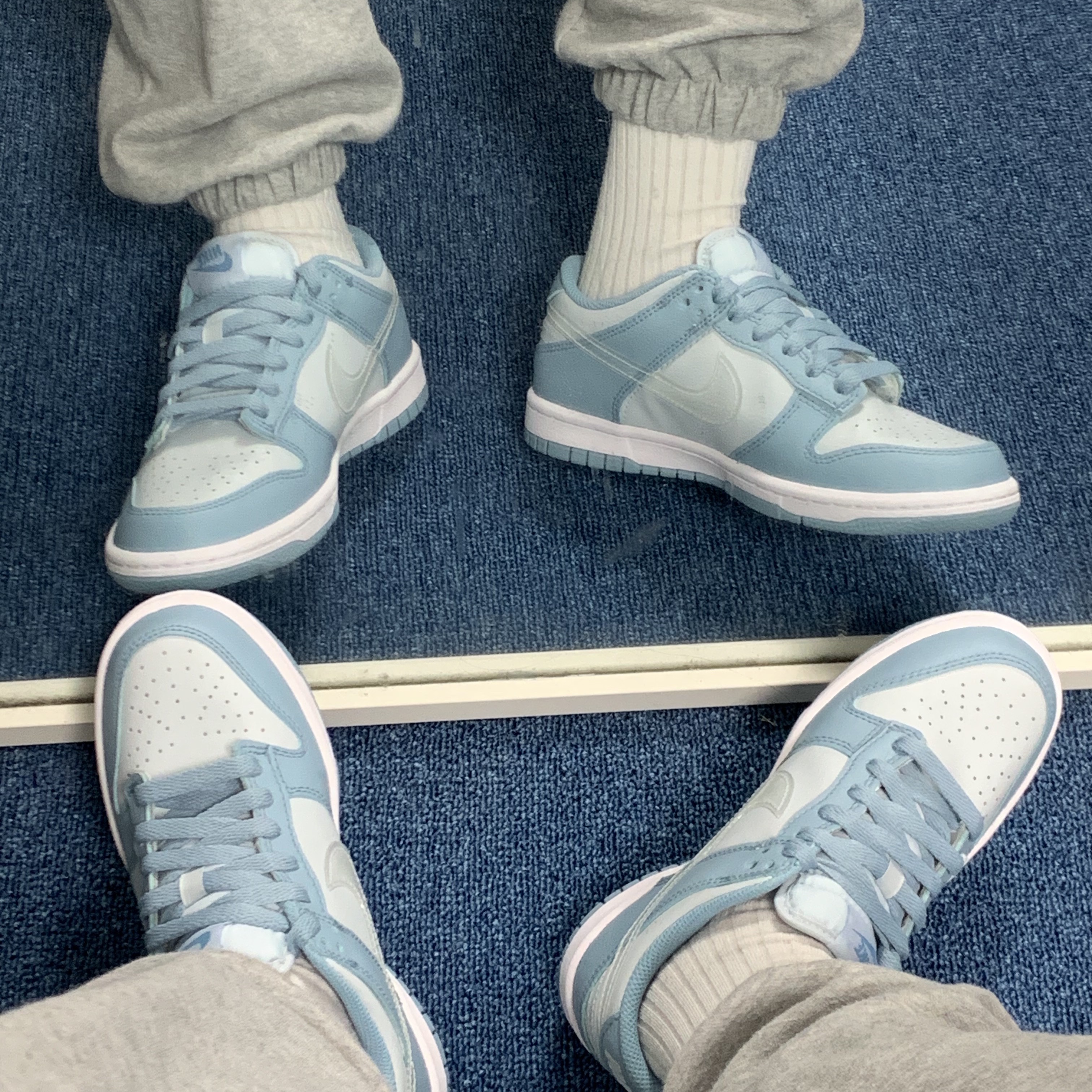 (GS) Nike Dunk Low Aura 착용 스타일 - 2