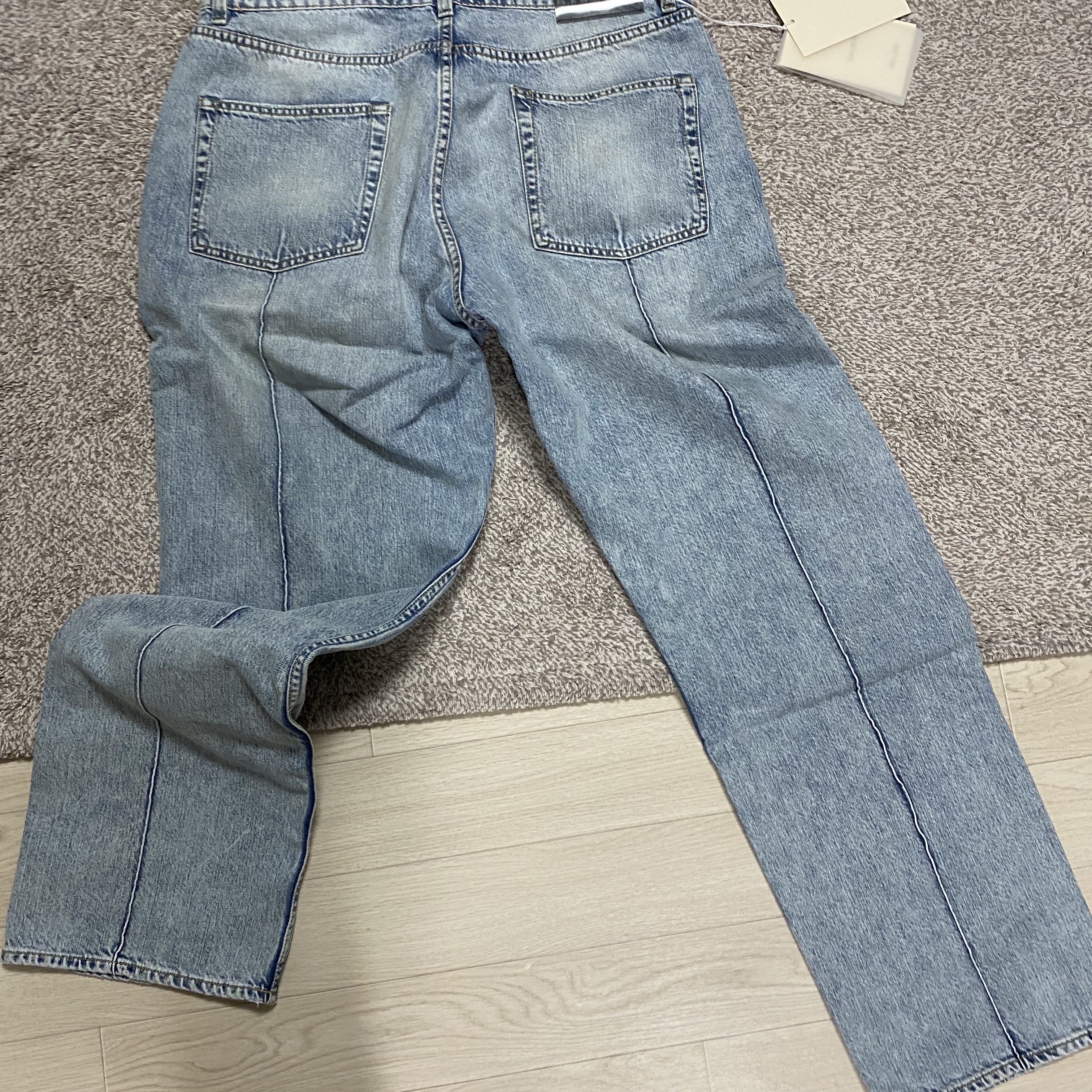 Our Legacy Formal Cut Antique Crease Wash, Stussy Denim Work Jacket Black 착용 스타일 - 2
