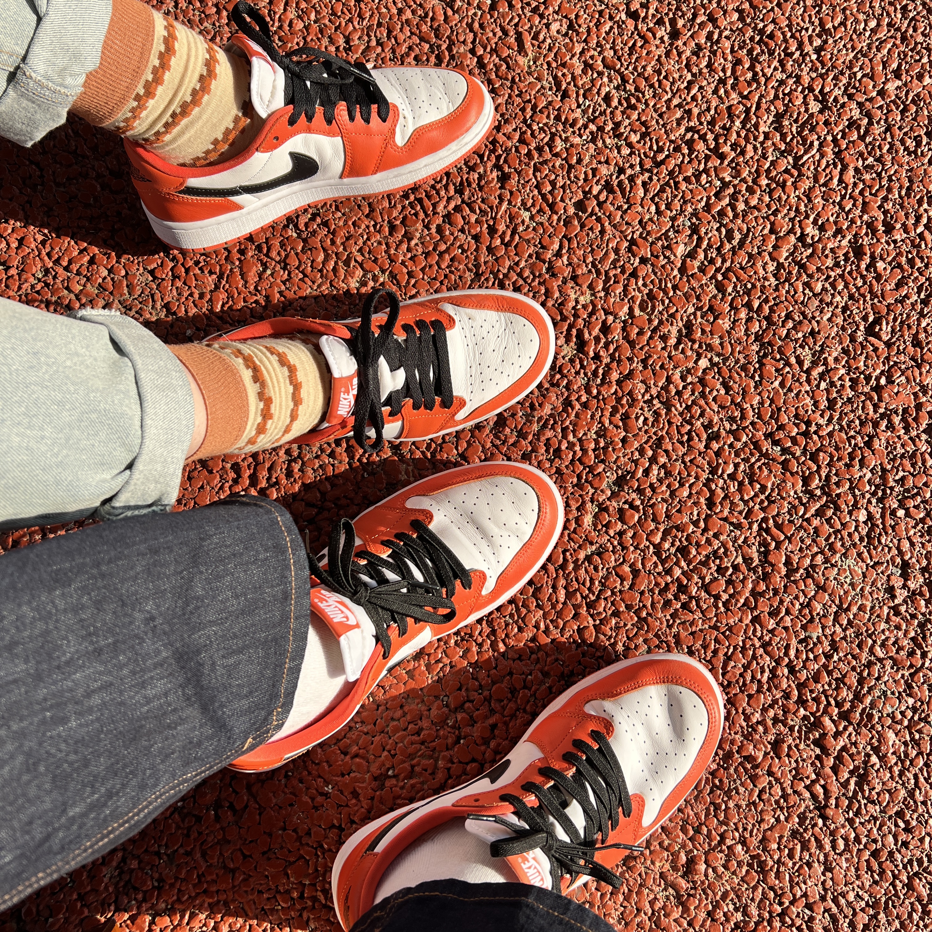 (W) Jordan 1 Low OG Starfish, Jordan 1 Low OG Starfish 착용 스타일