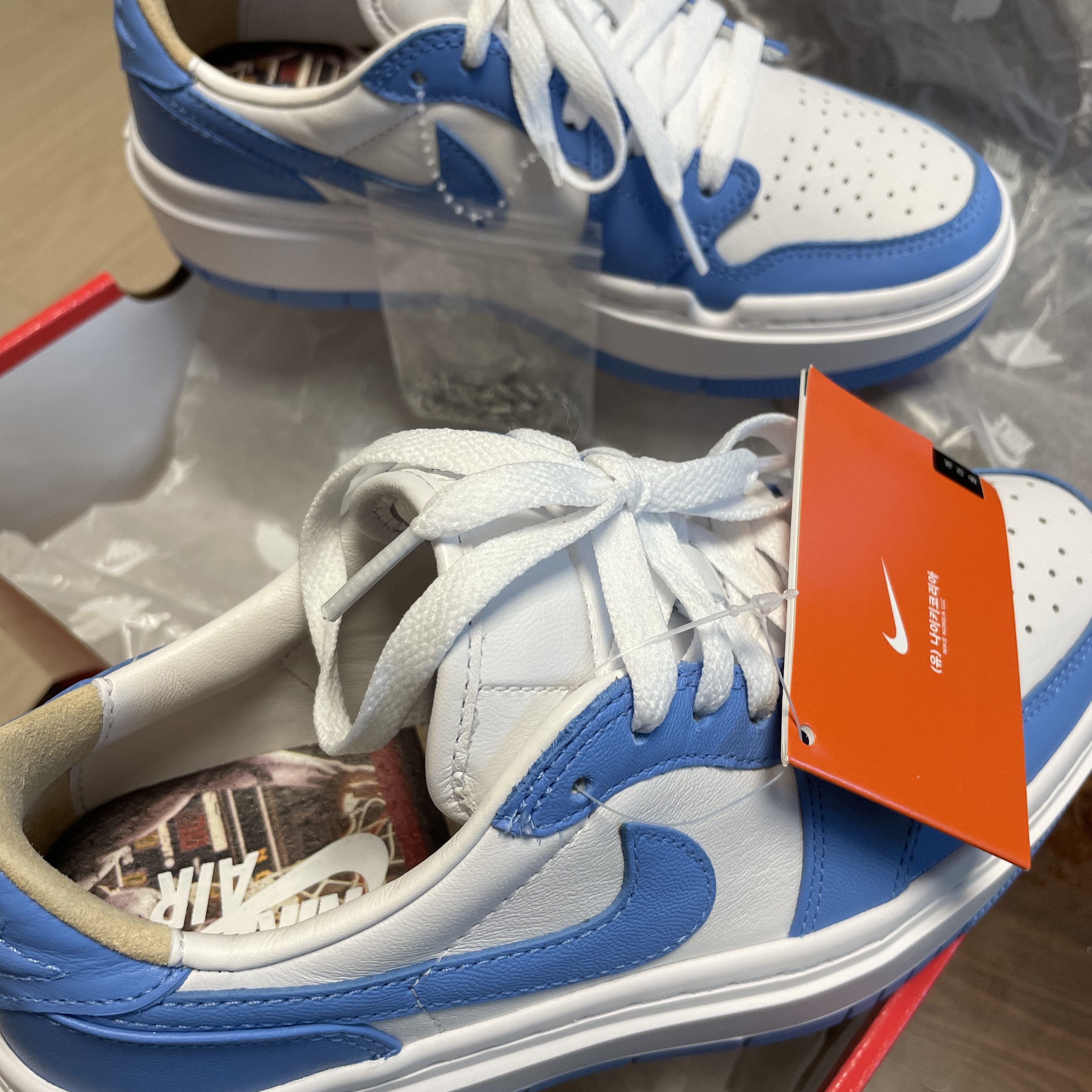(W) Jordan 1 Elevate Low SE University Blue 착용 스타일