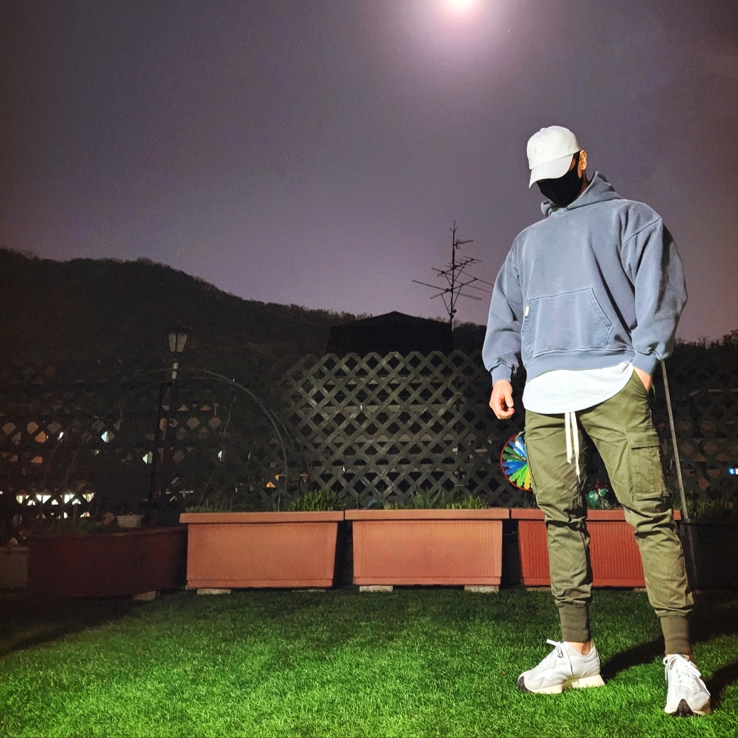 New Balance 327 Nimbus Cloud Rain Cloud 착용 스타일 - 1