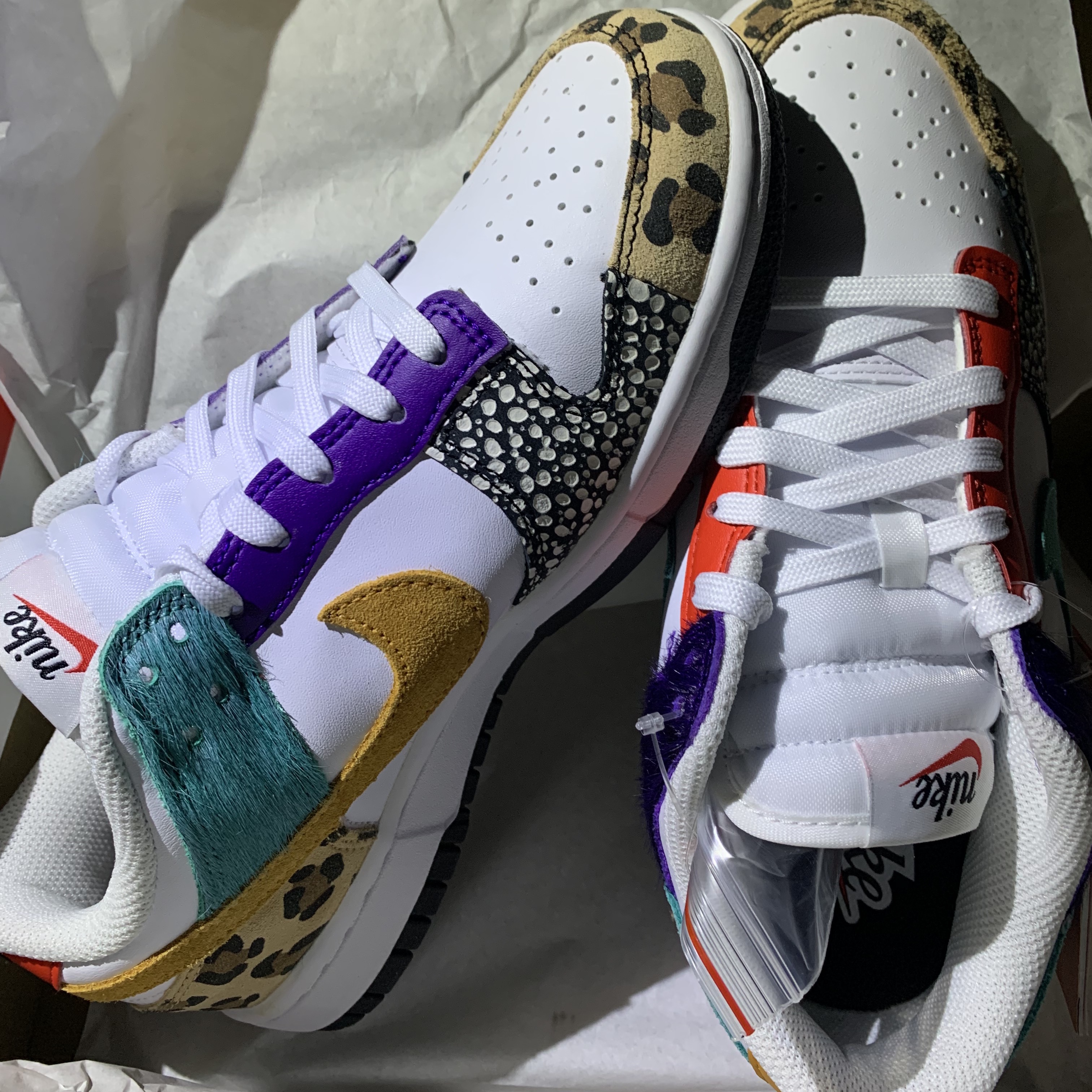 (W) Nike Dunk Low SE Patchwork 착용 스타일