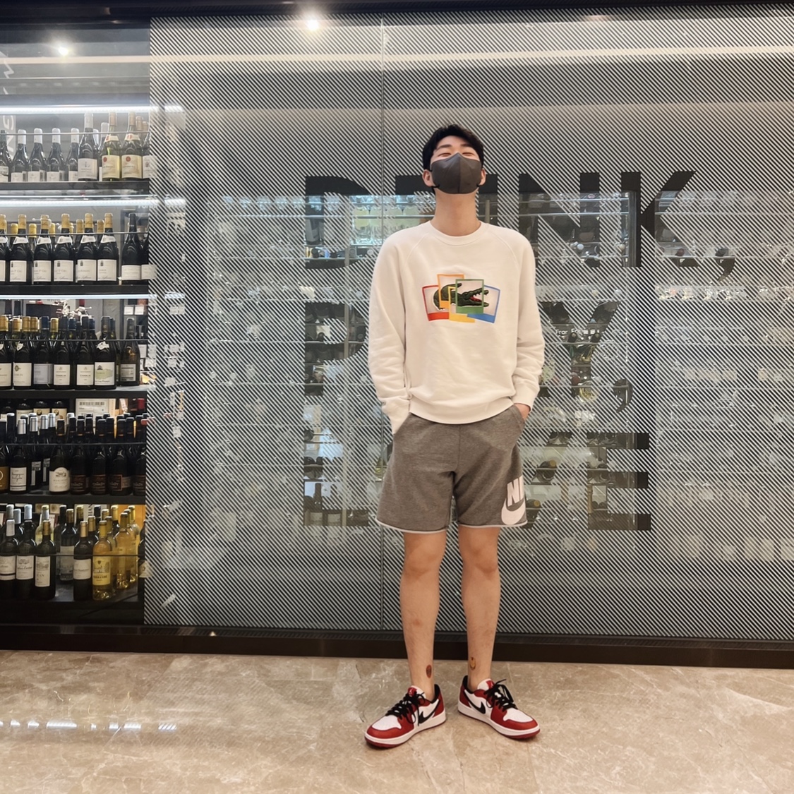 Jordan 1 Low Golf Chicago 착용 스타일 - 1