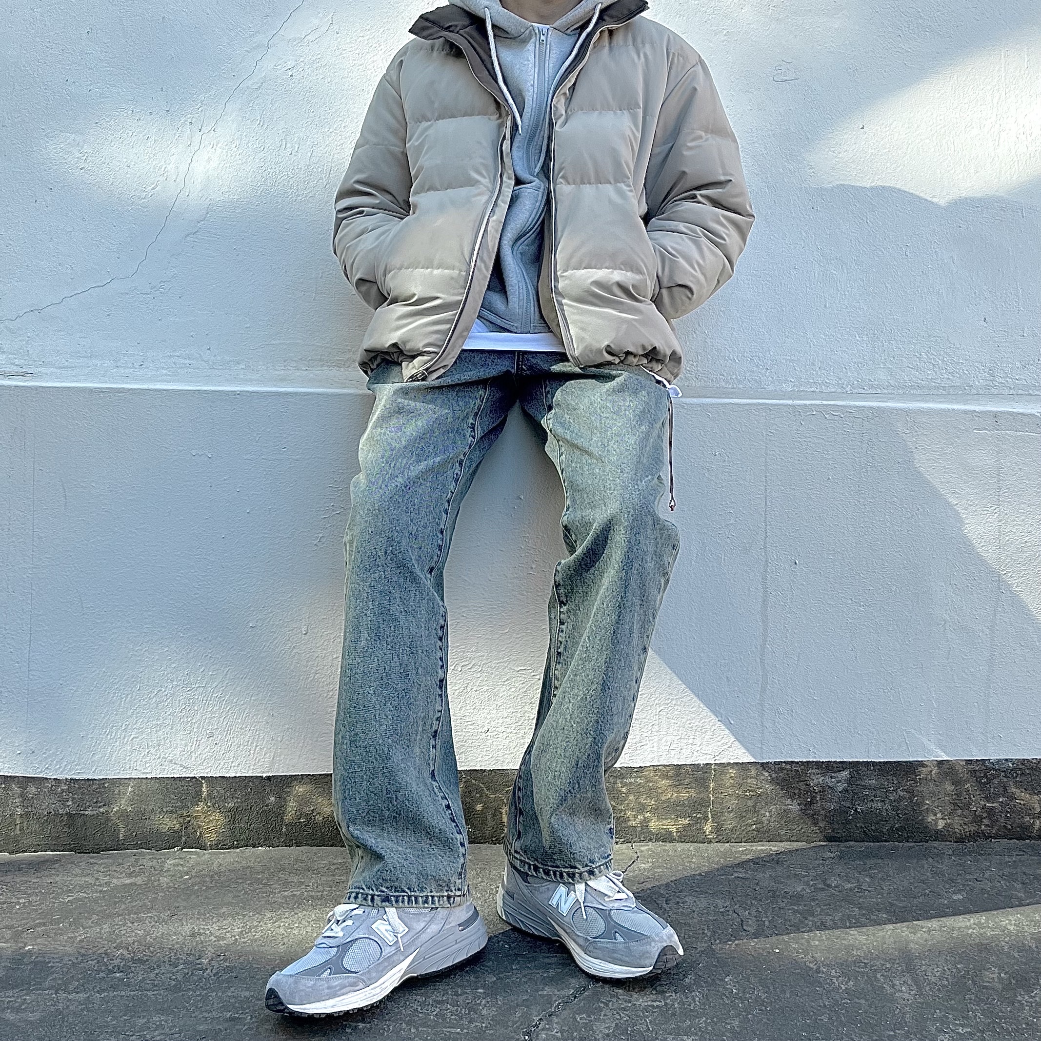 New Balance 993 Made in USA Grey - D Standard 착용 스타일