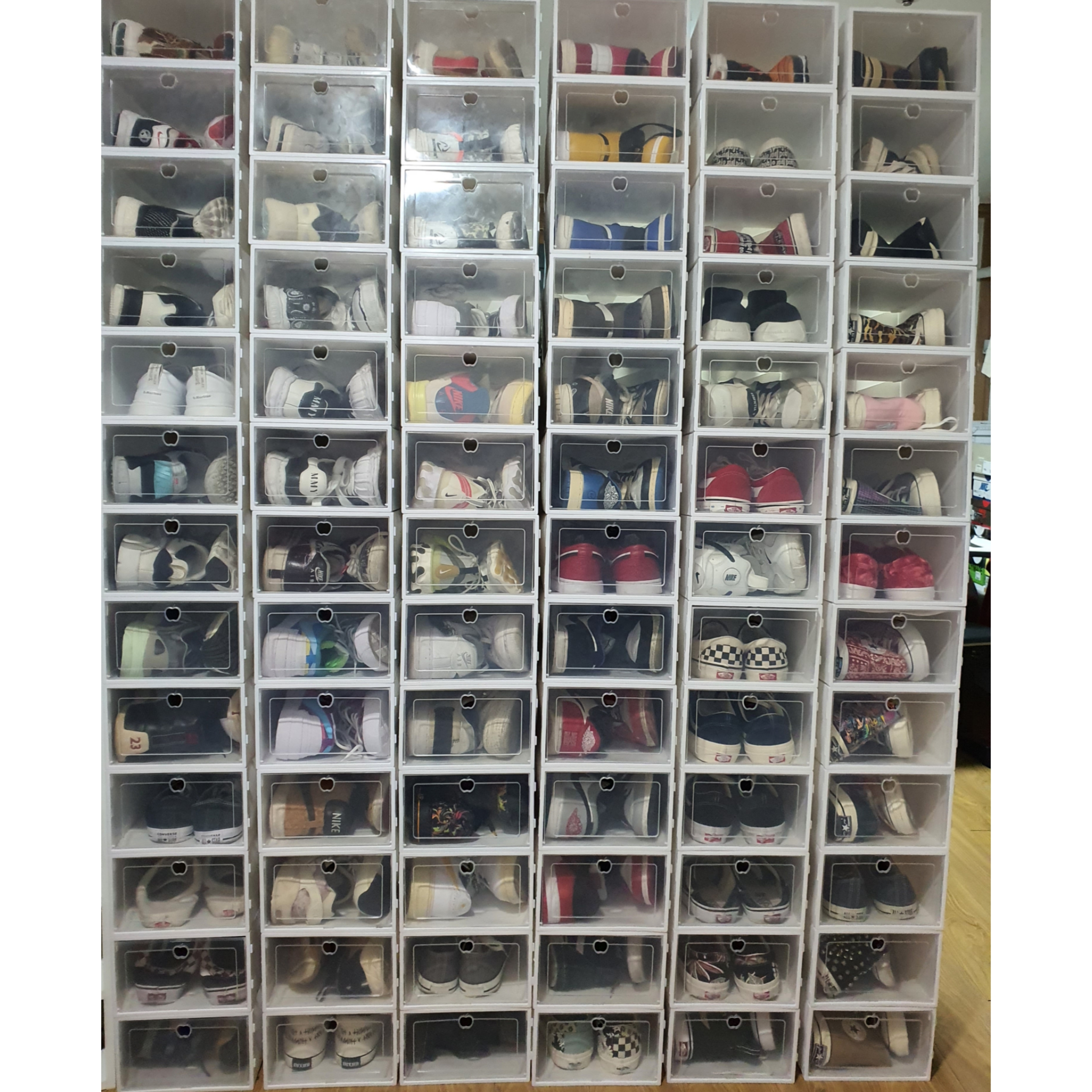 Nike x Peaceminusone Kwondo1 White, Jordan 1 x Off-White Retro High Chicago The Ten 착용 스타일
