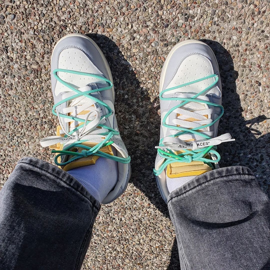 Nike x Off-White Dunk Low The 50 - Lot 46 착용 스타일
