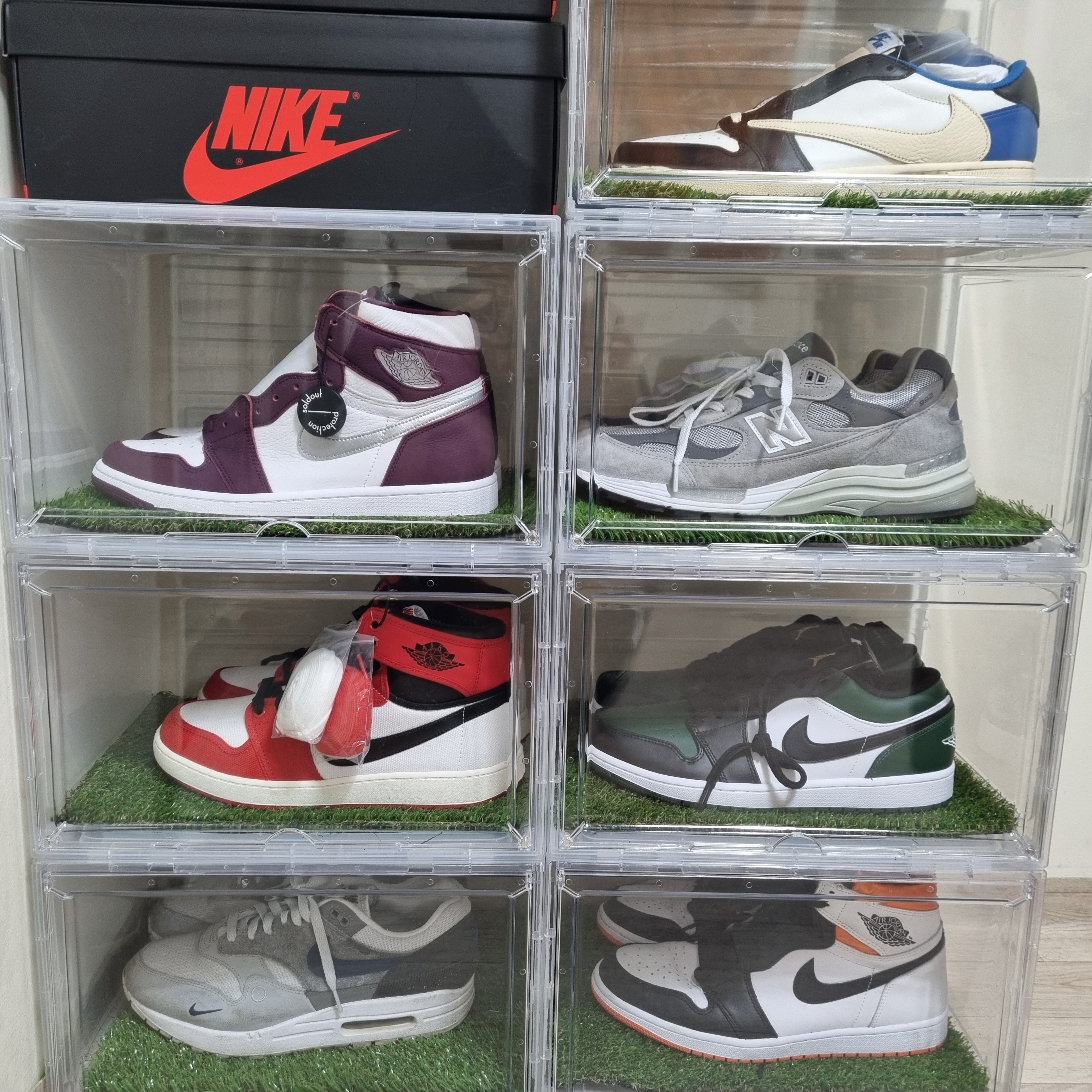 Jordan 1 Retro High OG Electro Orange, Jordan 1 Low Green Toe 착용 스타일 - 1