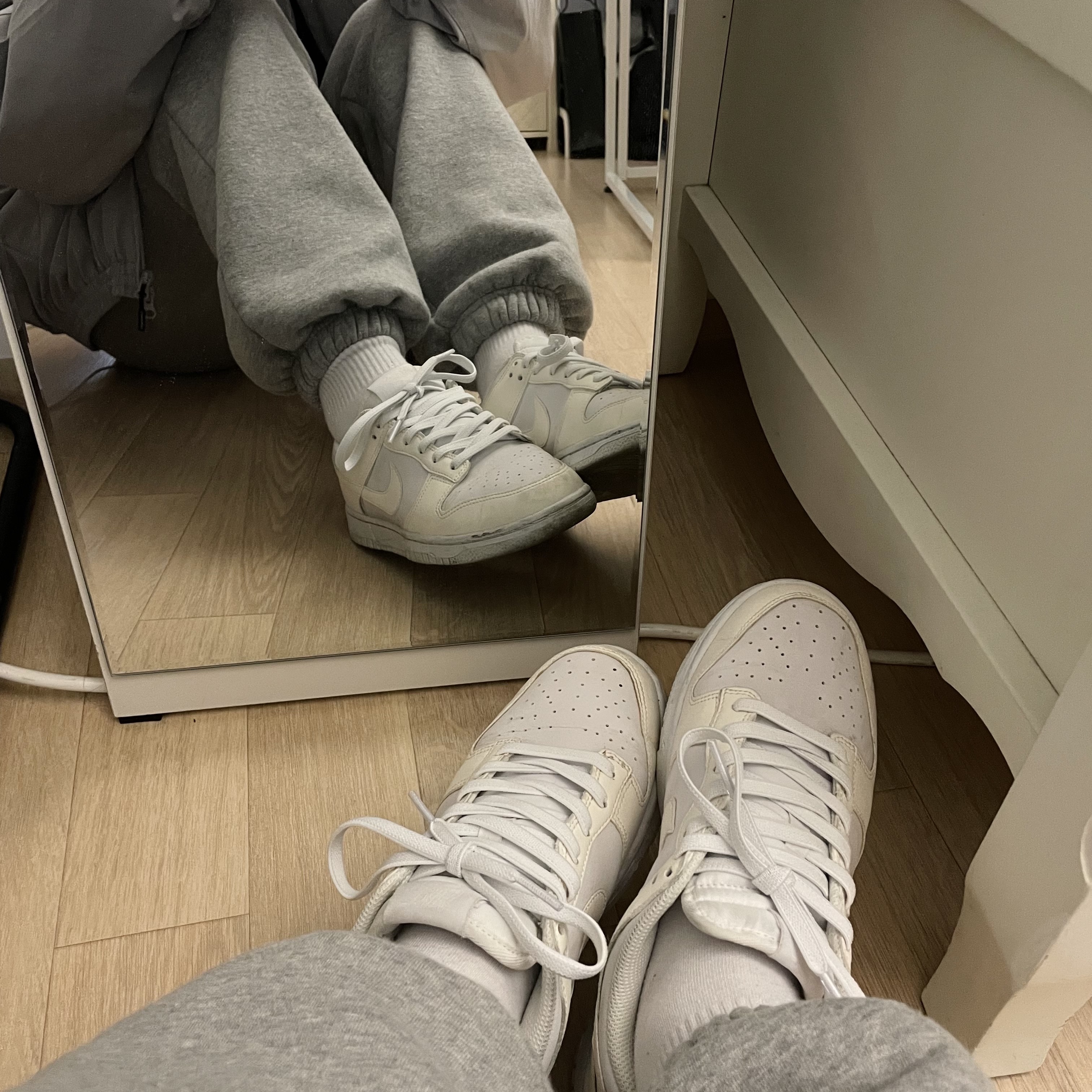 (W) Nike Dunk Low Next Nature Sail 착용 스타일 - 2