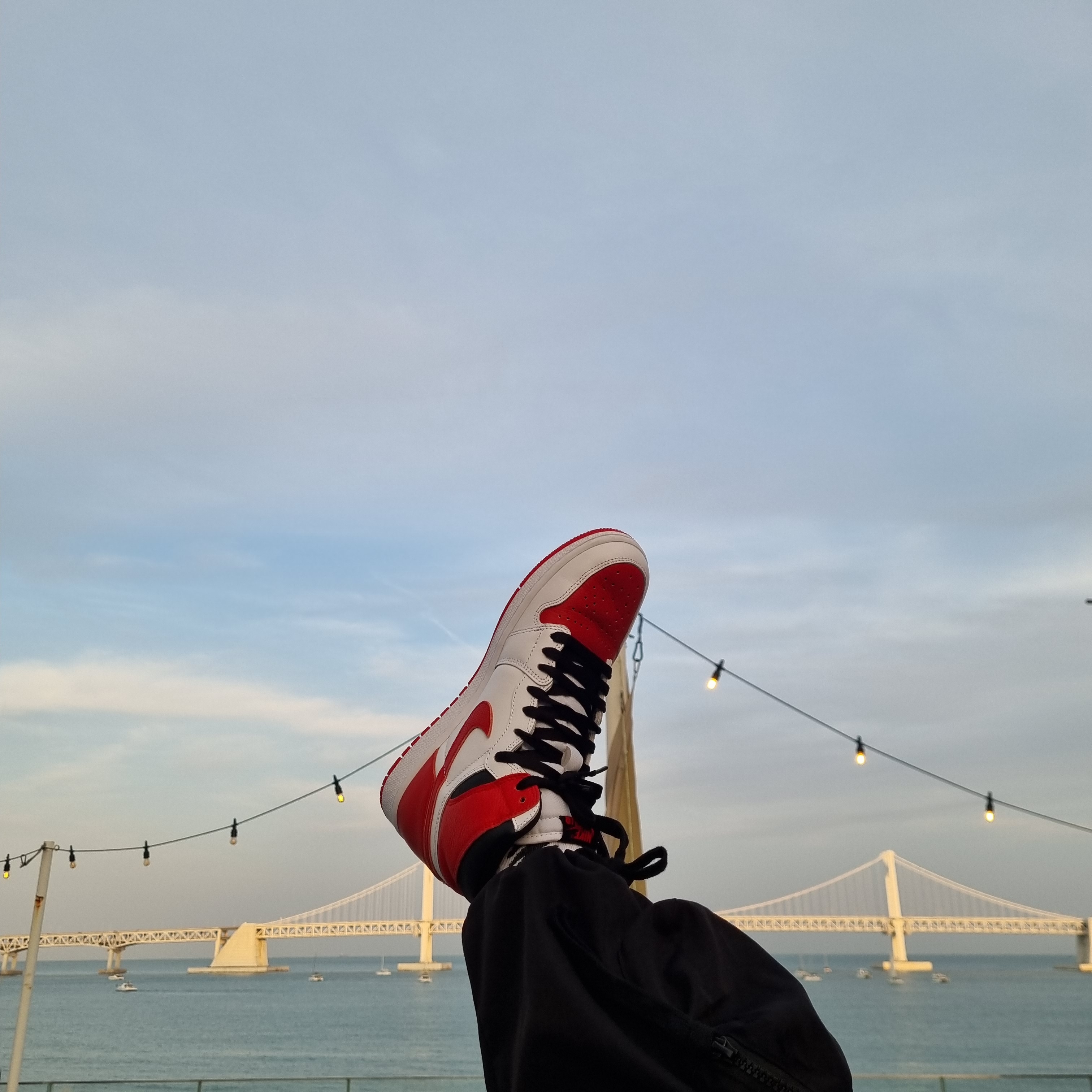 Jordan 1 Retro High OG Heritage 착용 스타일 - 1
