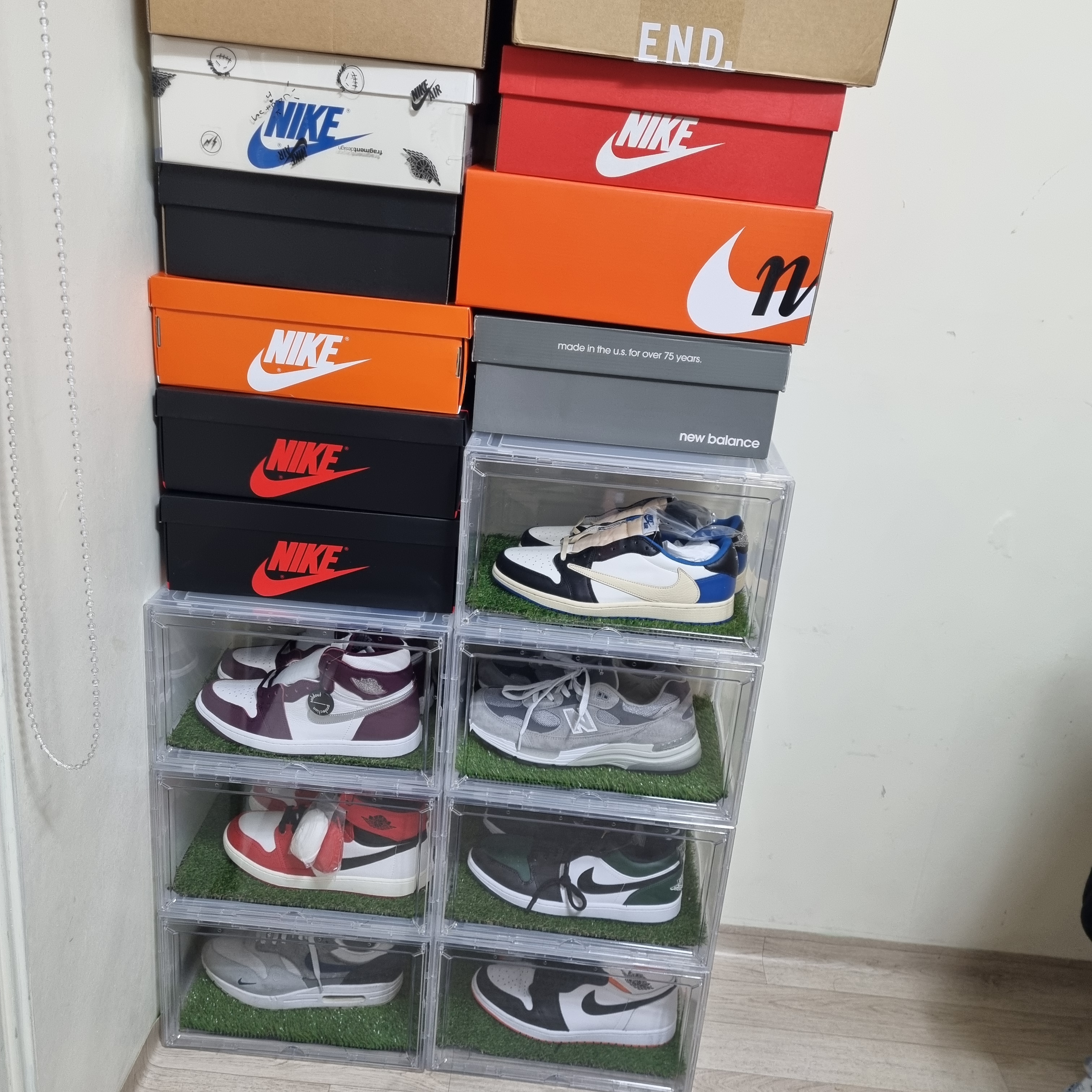 Jordan 1 Retro High OG Electro Orange, Jordan 1 Low Green Toe 착용 스타일 - 2