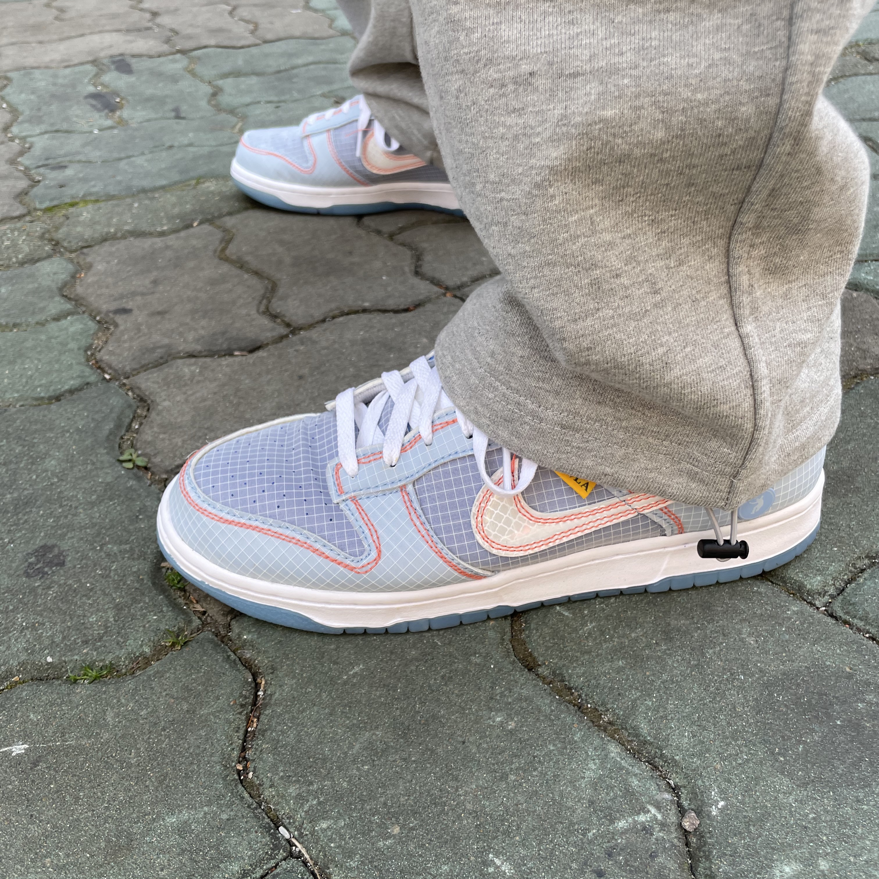 Nike x Union Dunk Low Passport Pack Argon 착용 스타일