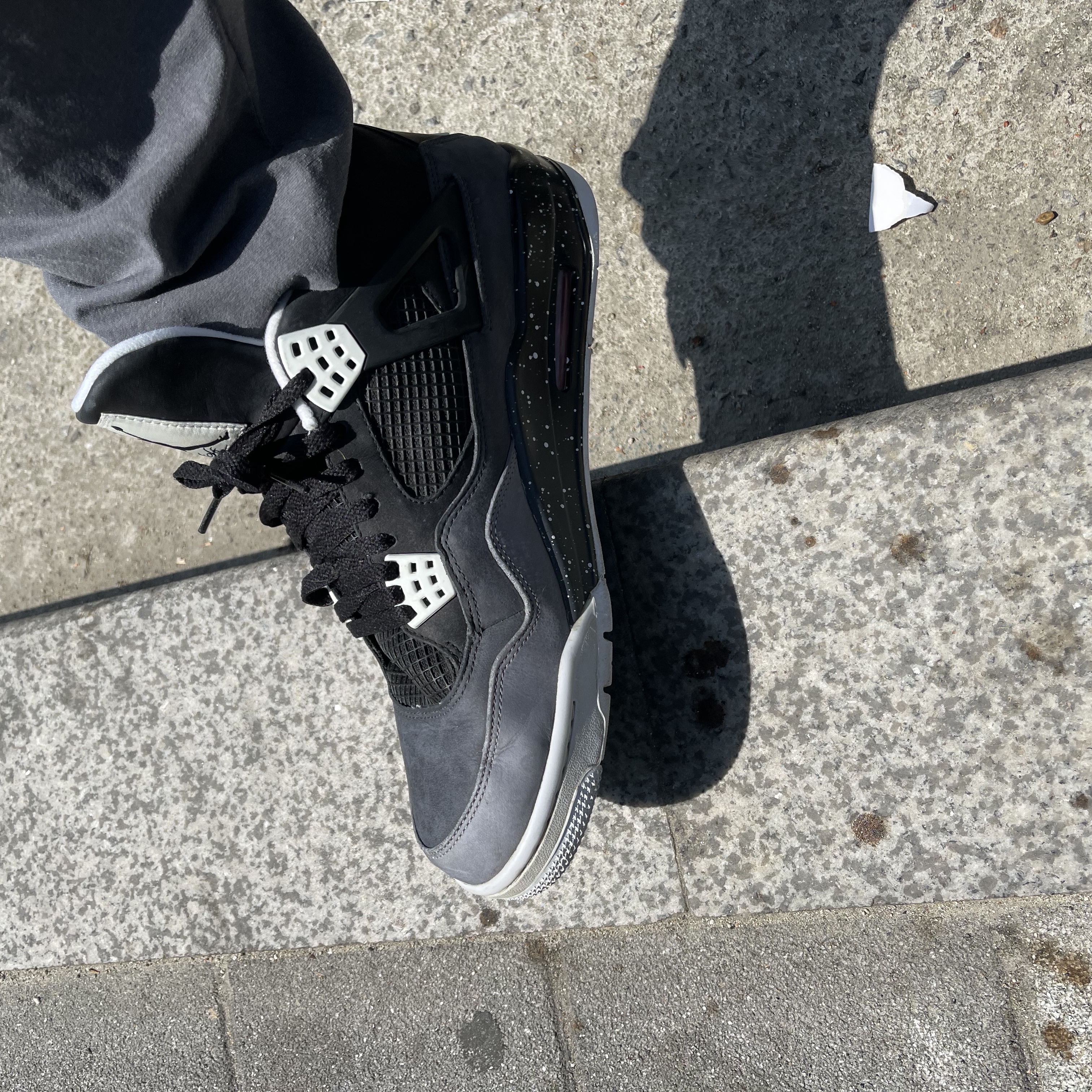 Jordan 4 Retro Fear Pack 착용 스타일 - 1