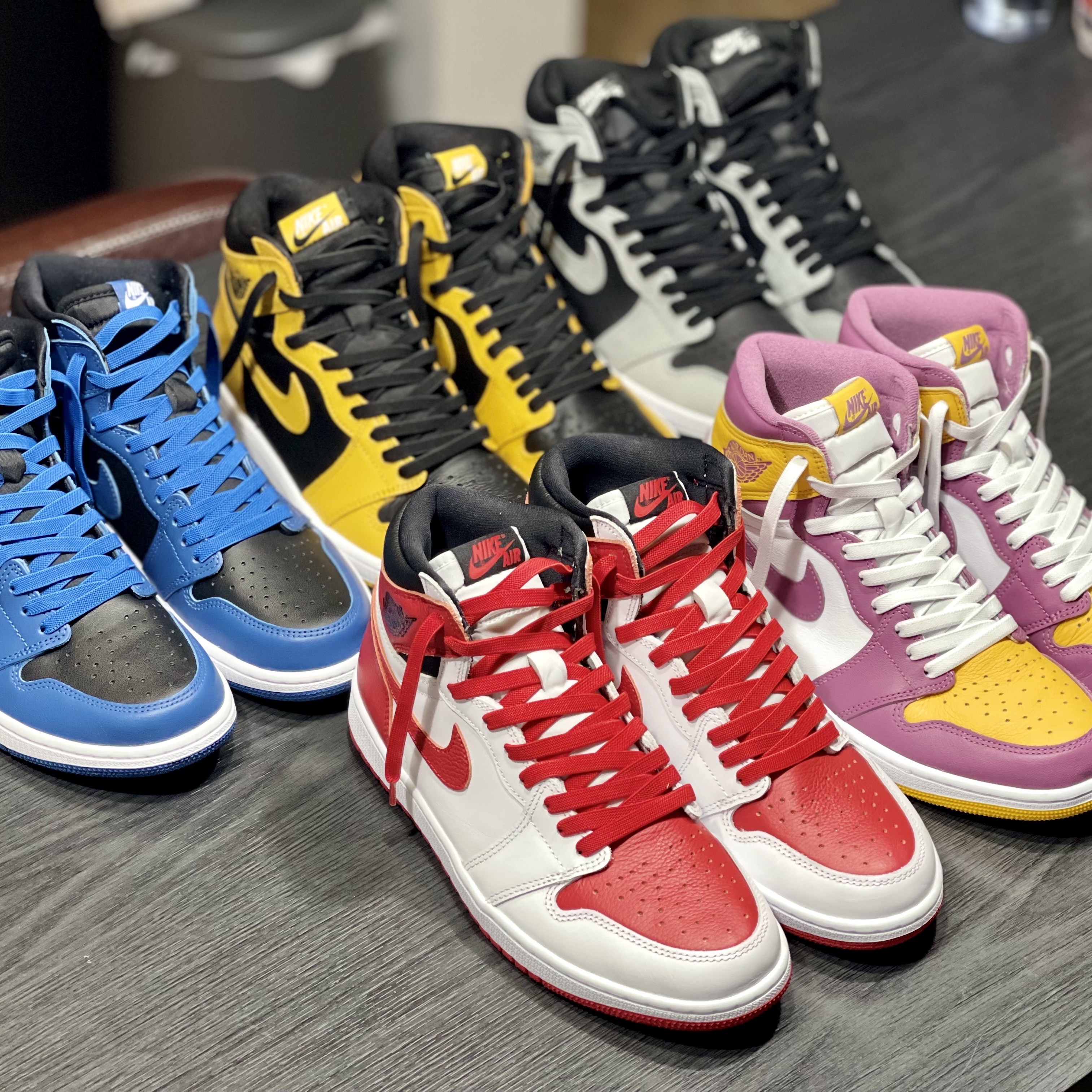 Jordan 1 Retro High OG Heritage, Jordan 1 Retro High OG Dark Marina Blue 착용 스타일 - 2