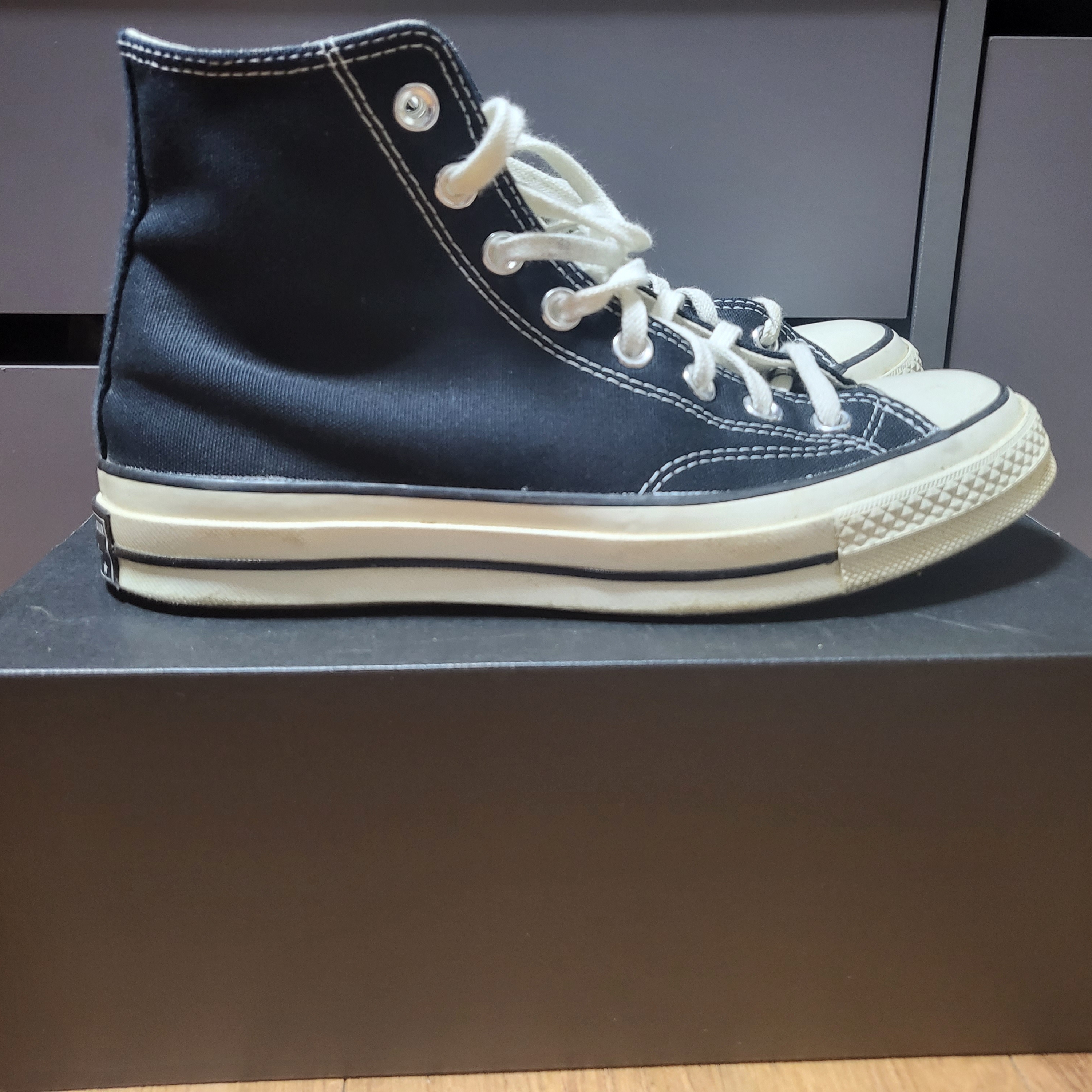 Converse Chuck 70 Hi Black 착용 스타일