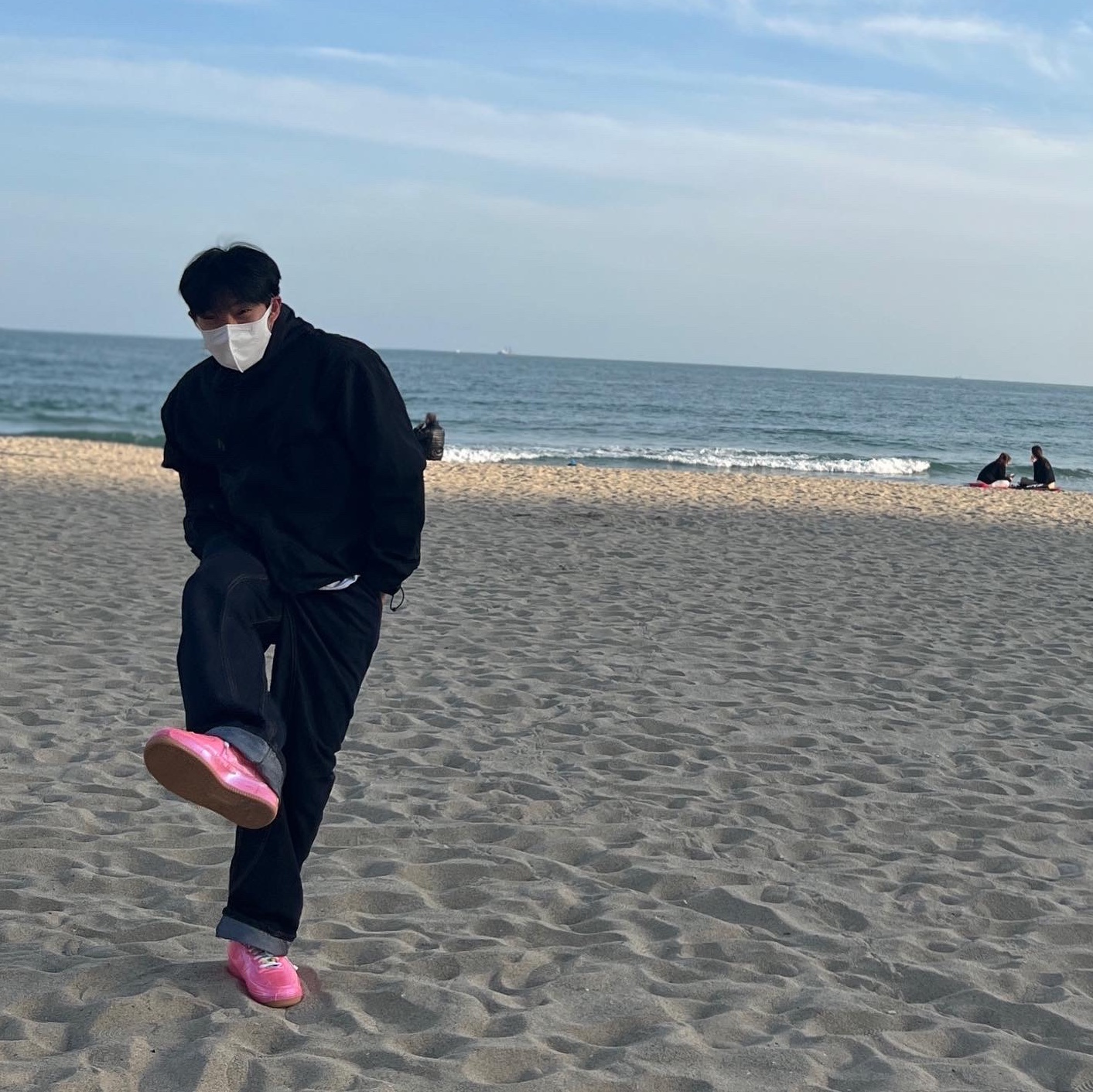 Nike Air Force 1 Experimental Racer Pink 착용 스타일 - 4