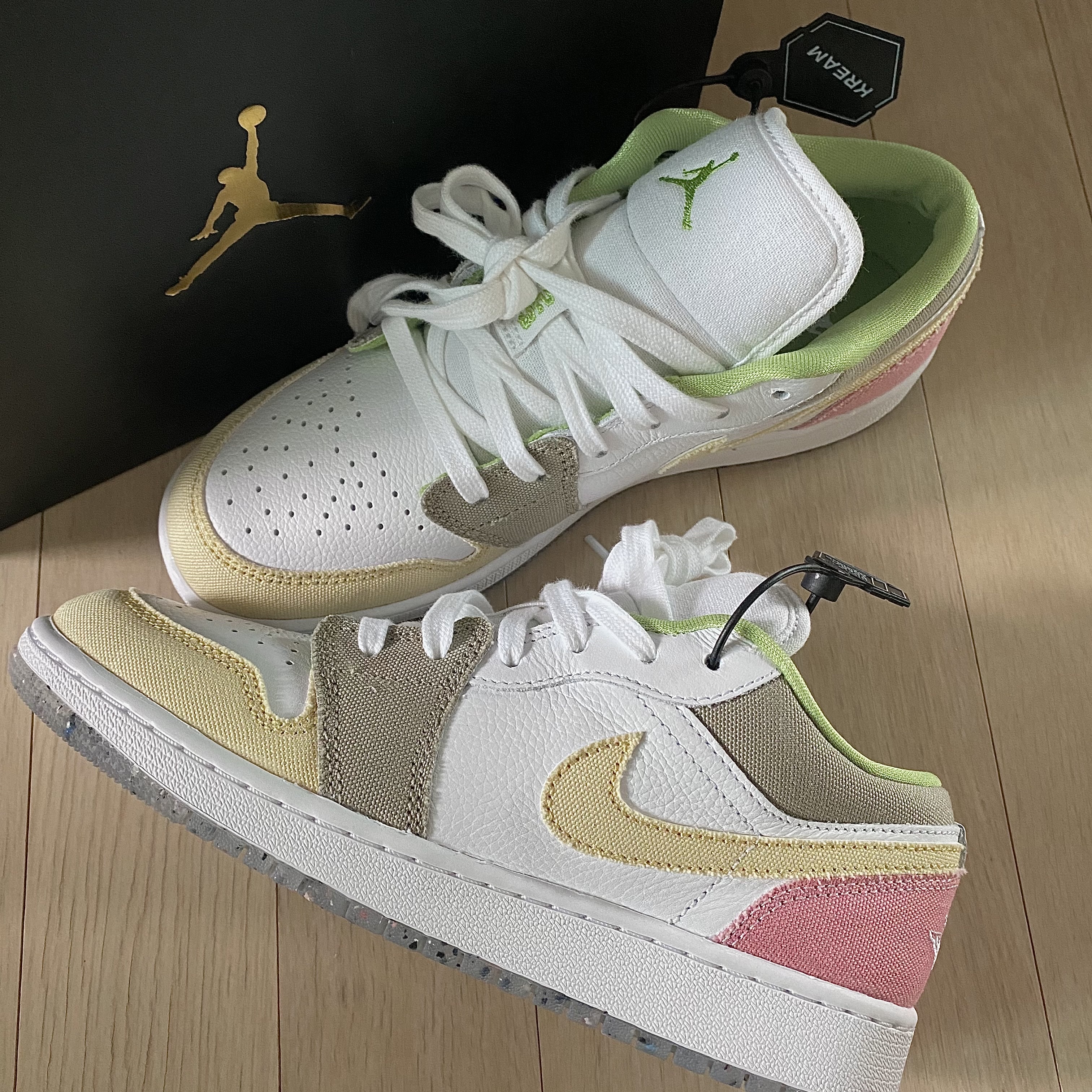 (GS) Jordan 1 Low SE Pastel Grind 착용 스타일