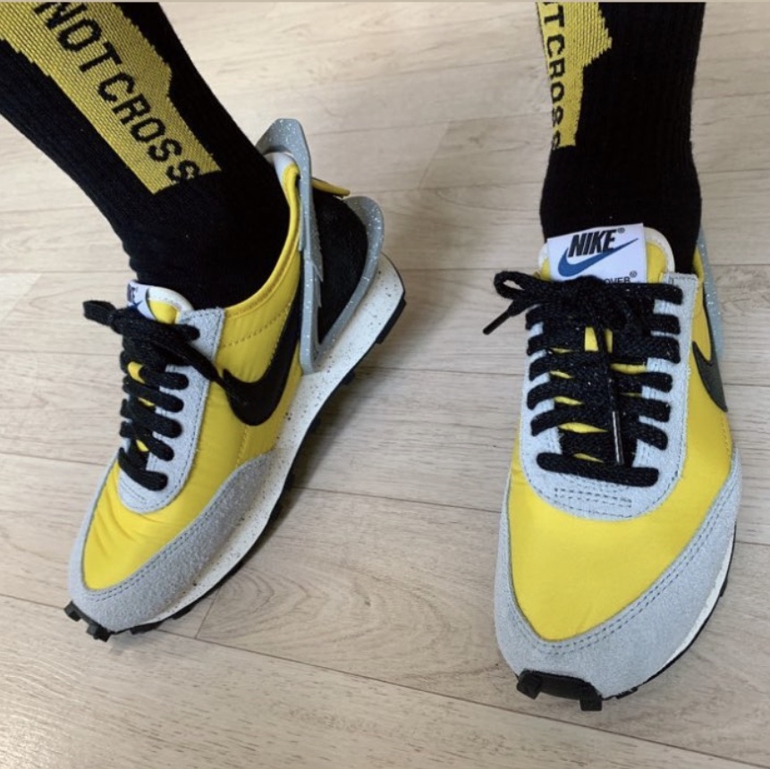 Nike x Undercover Daybreak Bright Citron 착용 스타일