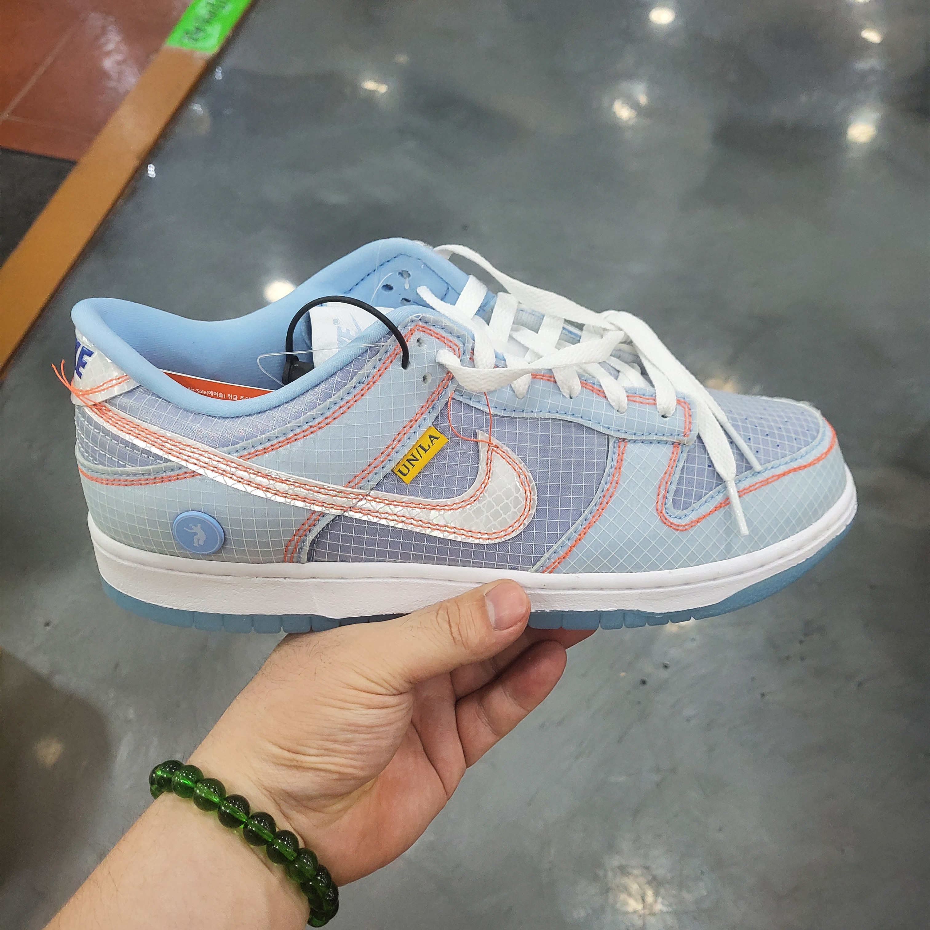 Nike x Union Dunk Low Passport Pack Argon 착용 스타일 - 2