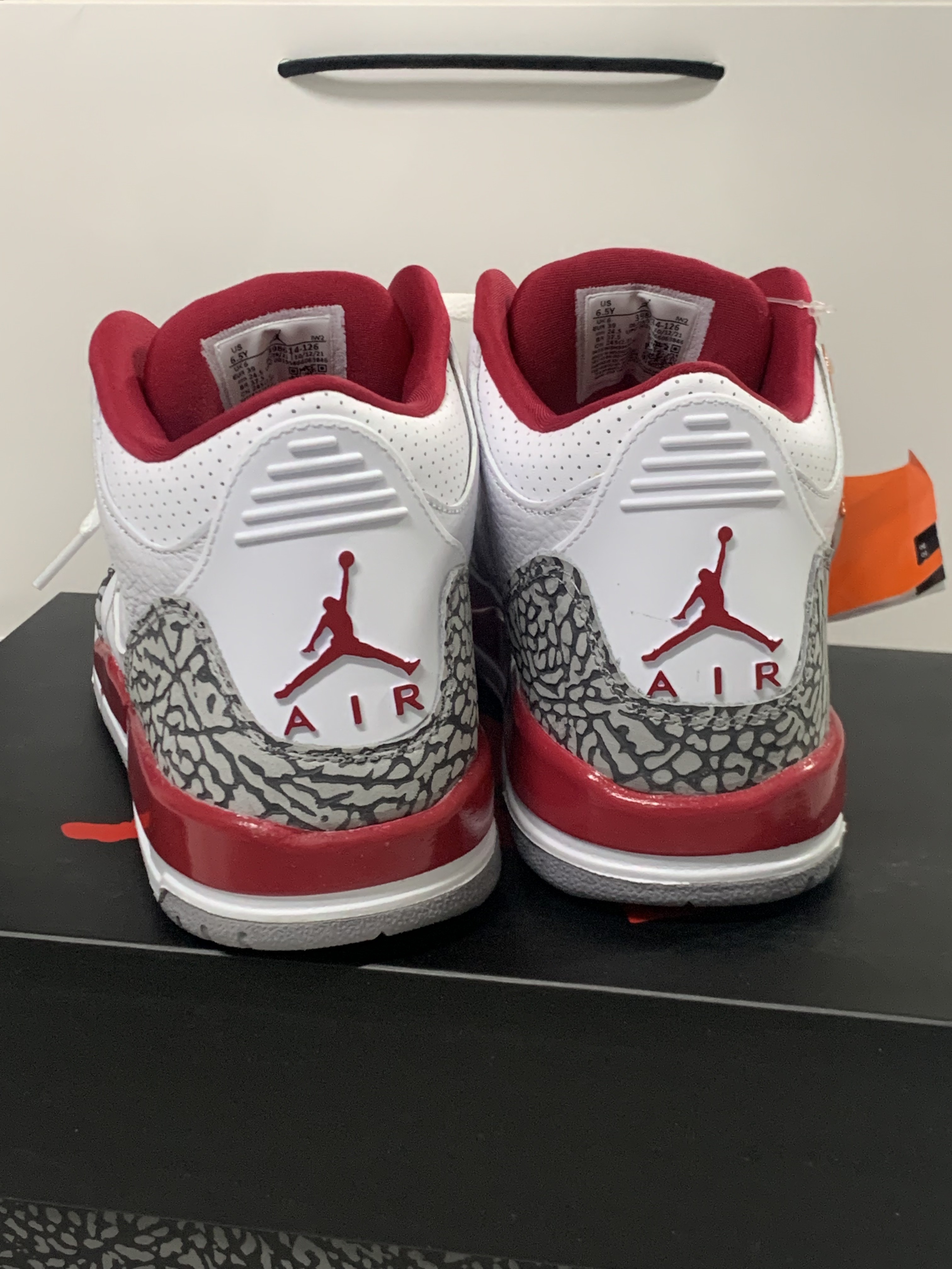 (GS) Jordan 3 Retro Fire Red 2013 착용 스타일 - 3