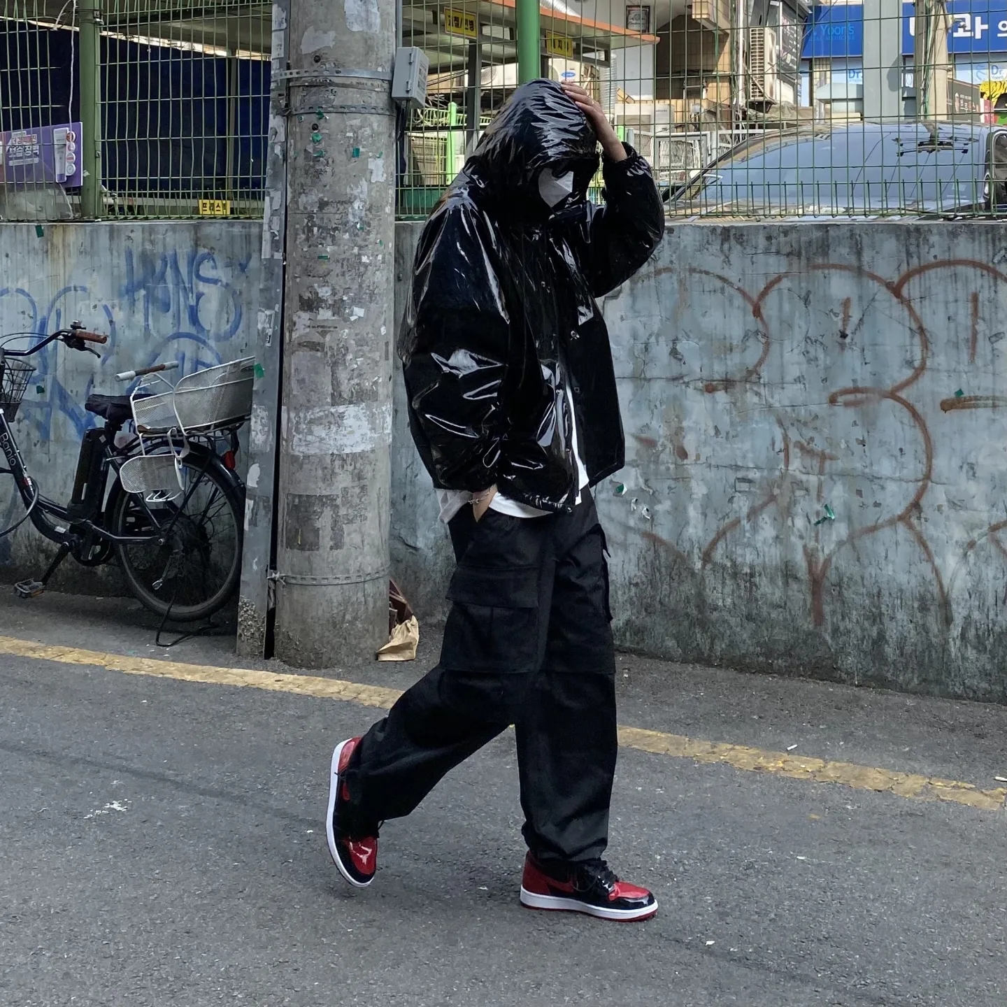 Jordan 1 Retro High OG Patent Bred 착용 스타일